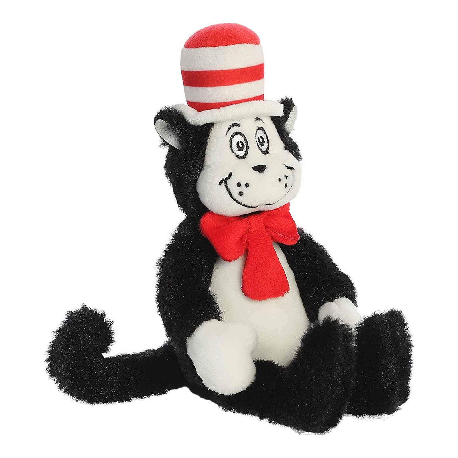 Dr. Seuss The Cat in The Hat 8 Inch Plush Stuffed Toy - Cute Collectible Gift for Kids, Fans & Book Lovers - Perfect for Birthdays, Christmas & Dr. Seuss Themed Parties
