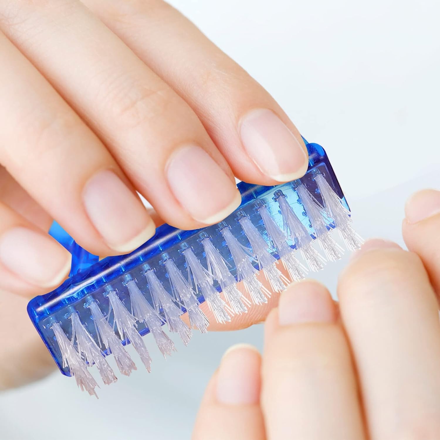 Professional Nail Brush Set - 2Pcs Manicure Tools for Cleaning & Shaping Nails | Multi-Color Nail Care Kit for Salon & Home Use | Perfect for Gel, Acrylic & Natural Nails