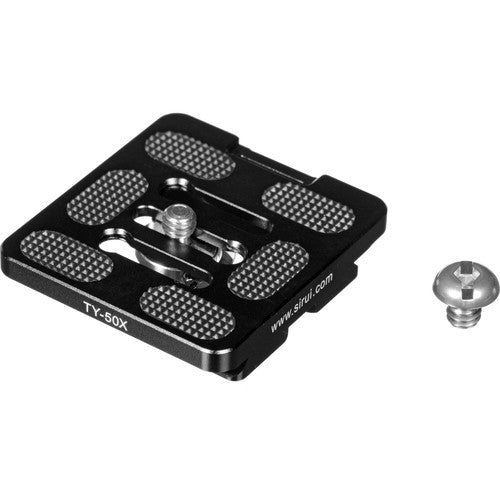SIRUI TY 50X Quick Release Plate for DSLR Cameras - Compatible with Tripods, Monopods & Stabilizers - Perfect for Photography, Videography & Travel Shooting