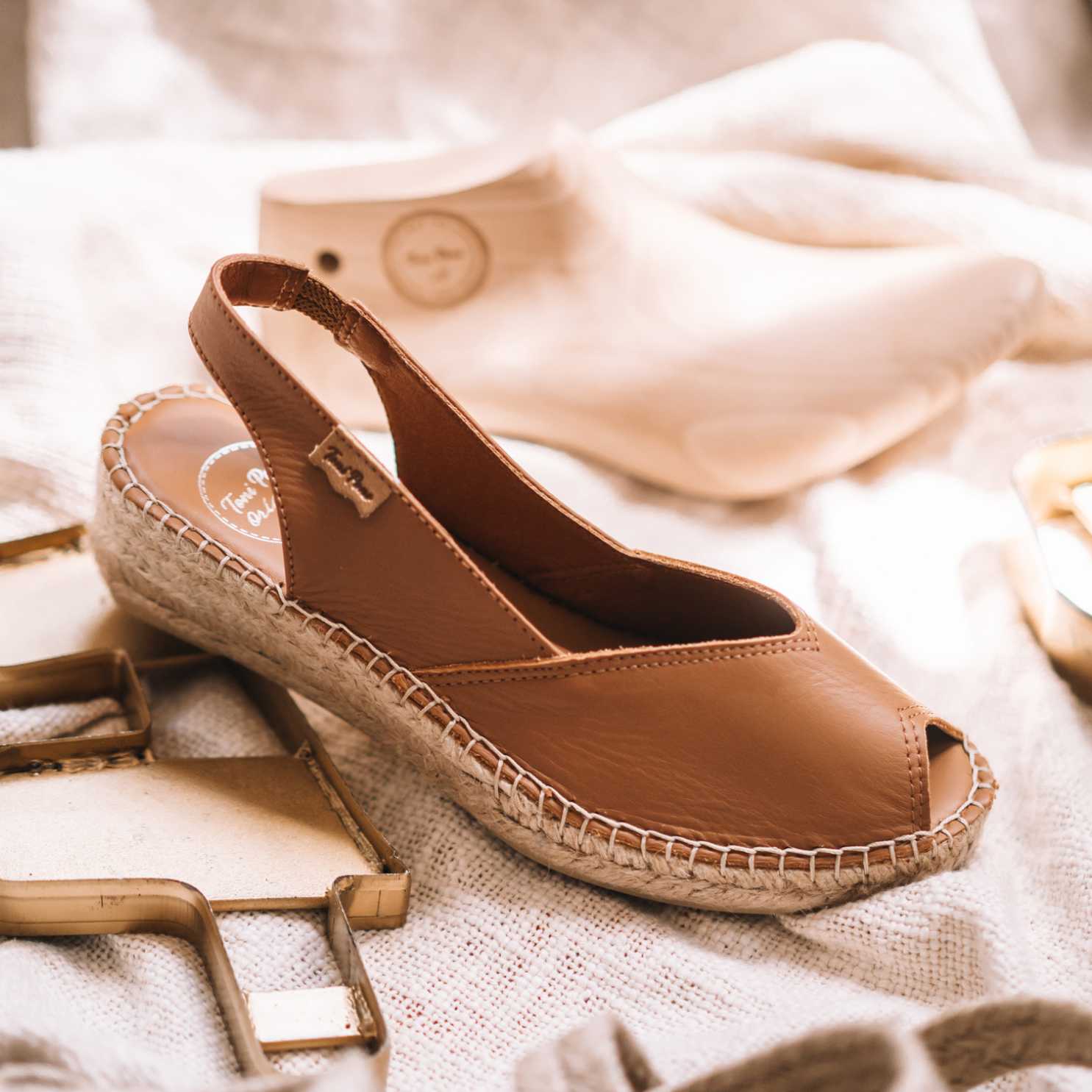 Bernia P Women's Plain Leather Wedge Espadrilles - Comfortable Casual Summer Shoes for Beach, Vacation & Everyday Wear