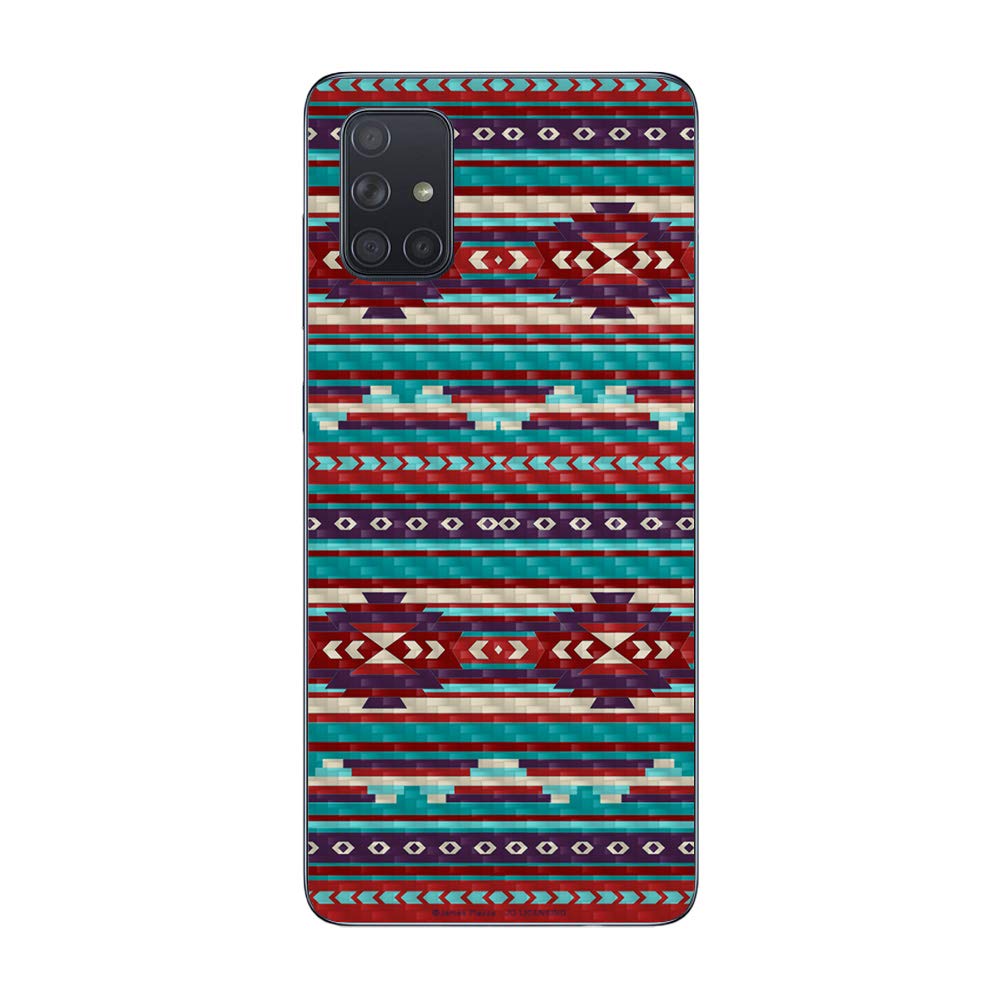 Premium Carbon Fiber Skin for Samsung Galaxy A51 - Southwest Stripes Design | Protective & Durable Textured Cover | Easy Application | Made in USA | Perfect for Daily Use, Travel & Outdoor Activities