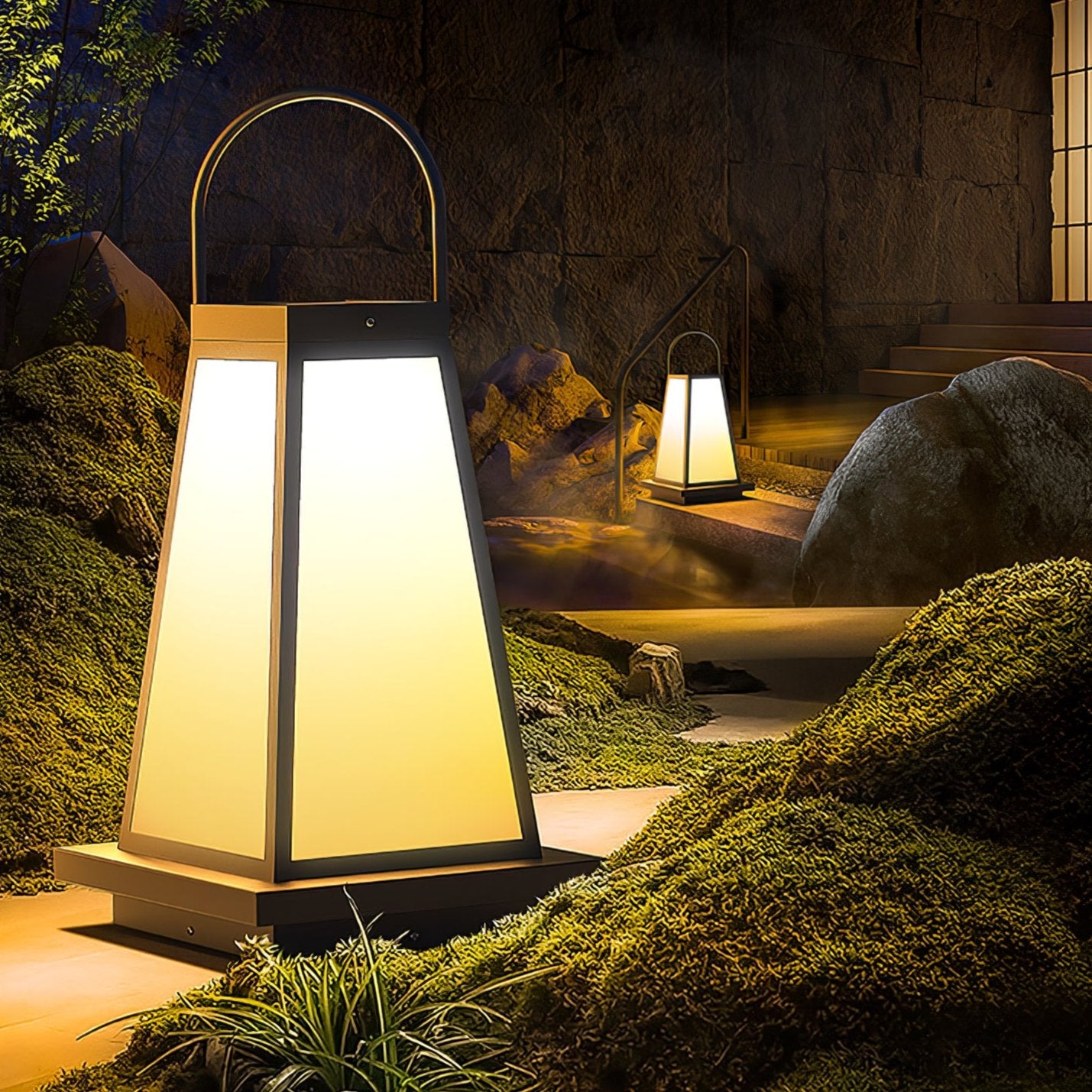 Roam Solar Powered LED Lantern - Waterproof Outdoor Garden Lights for Patio, Yard, Camping & Decoration