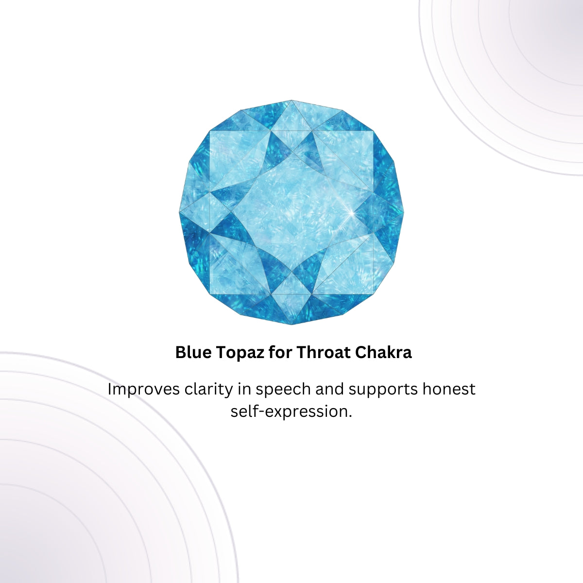 Elegant Blue Topaz Gold Necklace for Women – Perfect for Weddings, Parties & Everyday Wear
