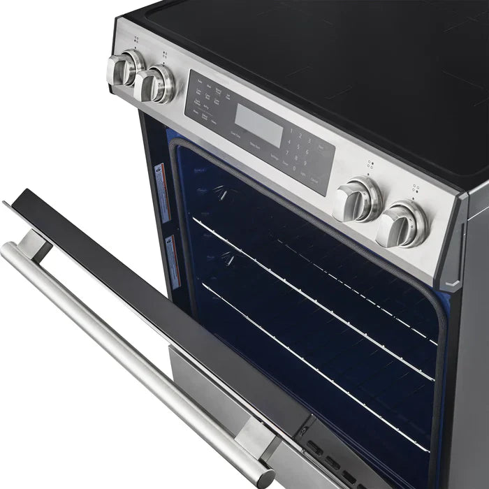 Forno Espresso Donatello 30 Inch Slide-In Induction Range with 5 Burners - FFSIN0905 | Energy Efficient Electric Stove for Modern Kitchens | Perfect for Baking, Cooking & Entertaining