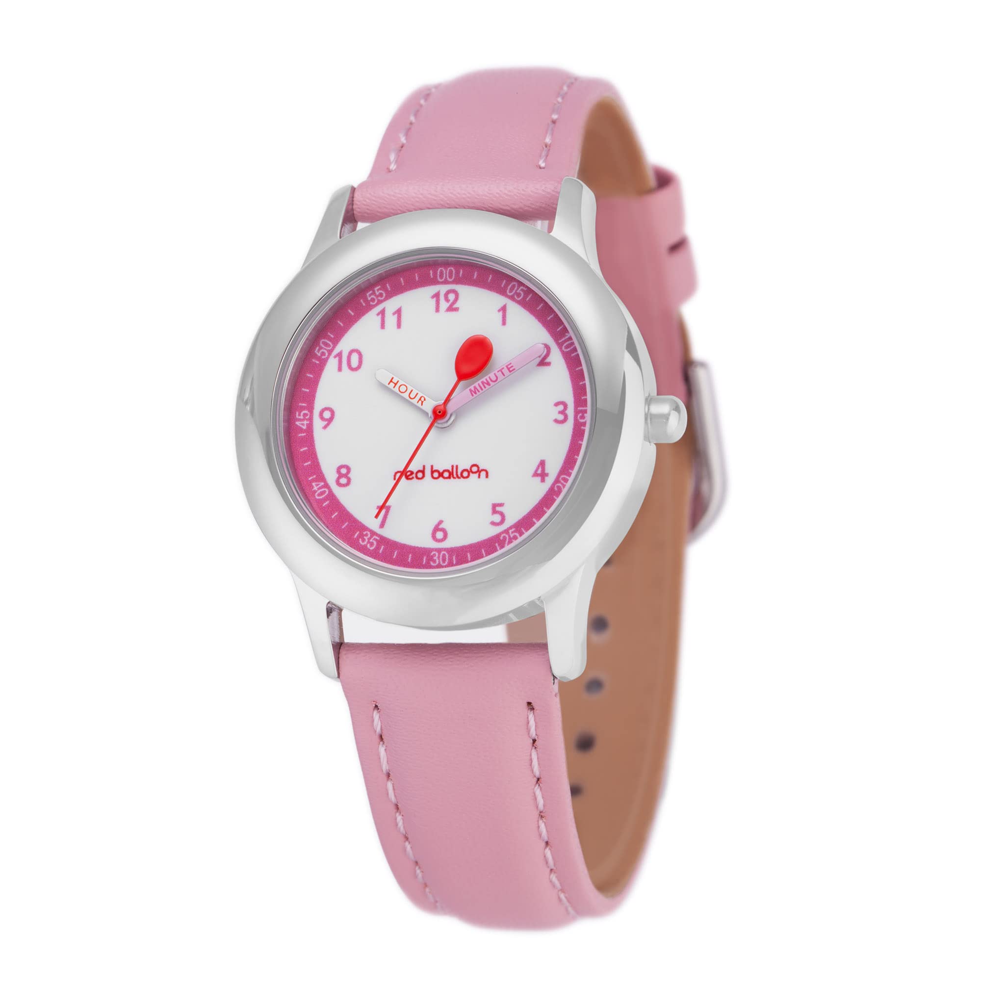 Kids' Stainless Steel Analog Quartz Watch - Easy to Read Time Teacher Watch for Boys & Girls - Perfect for School, Outdoor Activities & First Watches