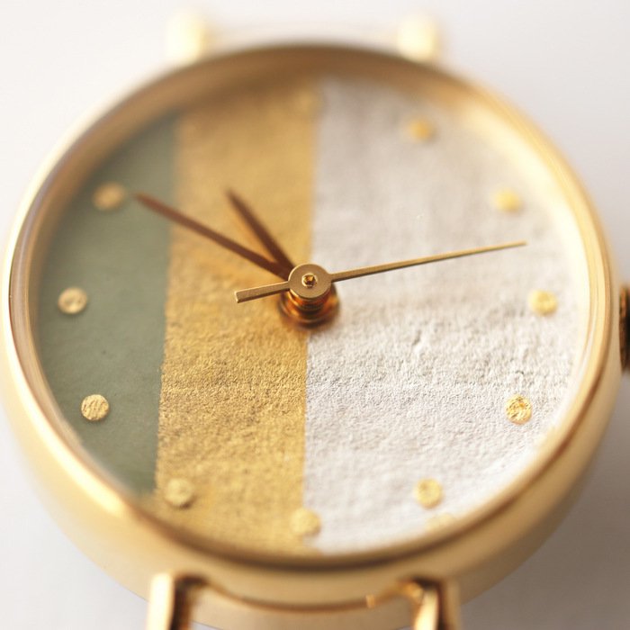 Elegant Women's Green Agate Wristwatch - Japanese Handmade Quartz Watch for Women, Perfect for Daily Wear, Office & Special Occasions