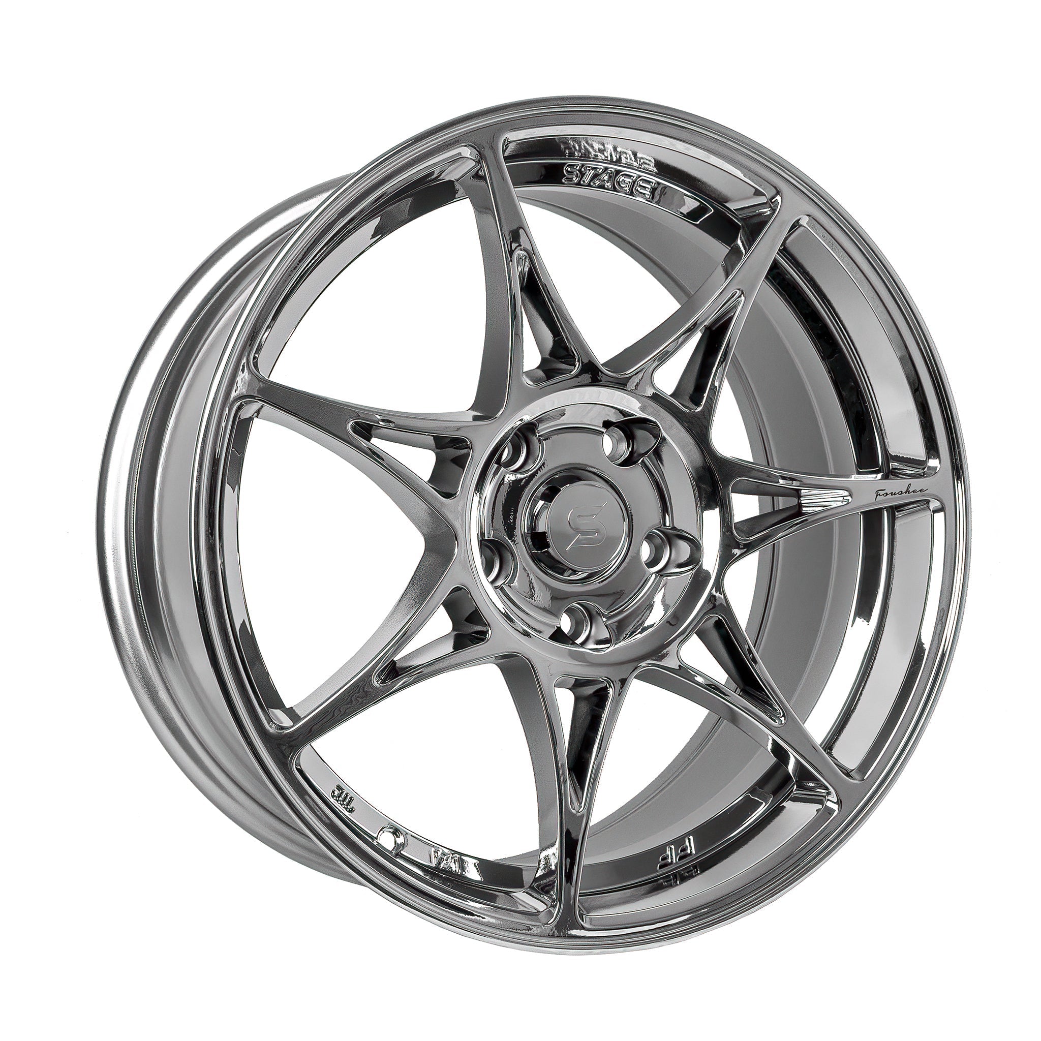 Foushee 18x9.5 +22mm 5x120 Chrome Rims - 74.1mm Center Bore - Premium Alloy Wheels for BMW, Mercedes, Audi | Perfect for Street Performance & Custom Car Builds