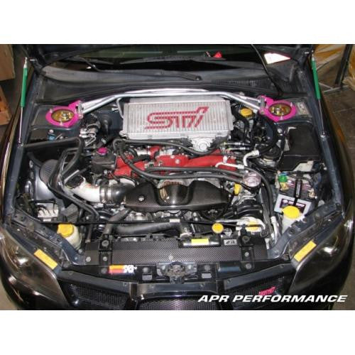 APR Carbon Fiber Radiator Shroud for 2006-2007 Subaru WRX STI - Lightweight Performance Upgrade for Engine Cooling & Style Enhancement (Perfect for Track Days & Car Shows)