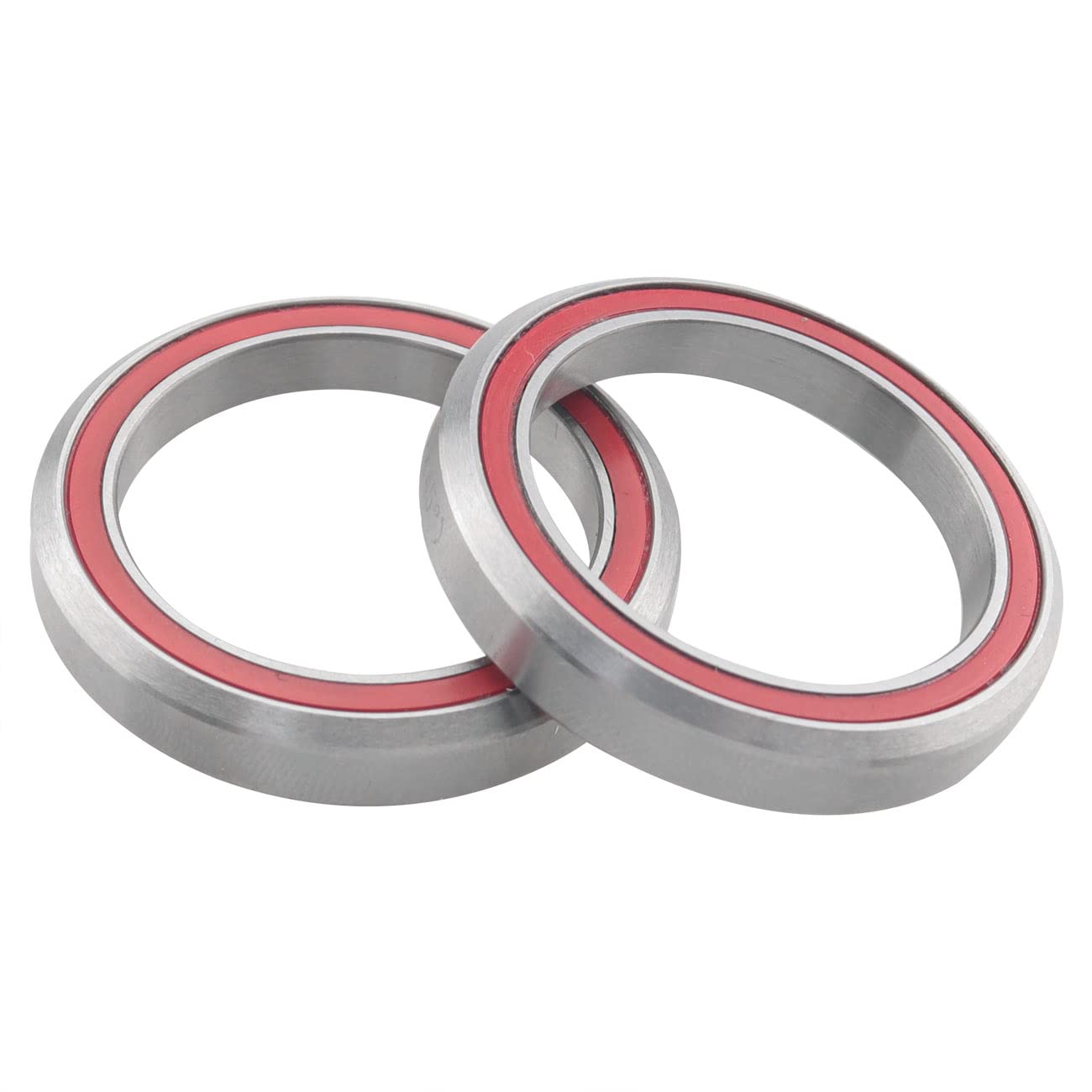 2PCS 41mm Bicycle Headset Bearings - Silver Alloy Mountain & Road Bike Replacement Parts | Durable Cycling Components for Smooth Steering Performance | Perfect for MTB, Hybrid & Commuter Bikes
