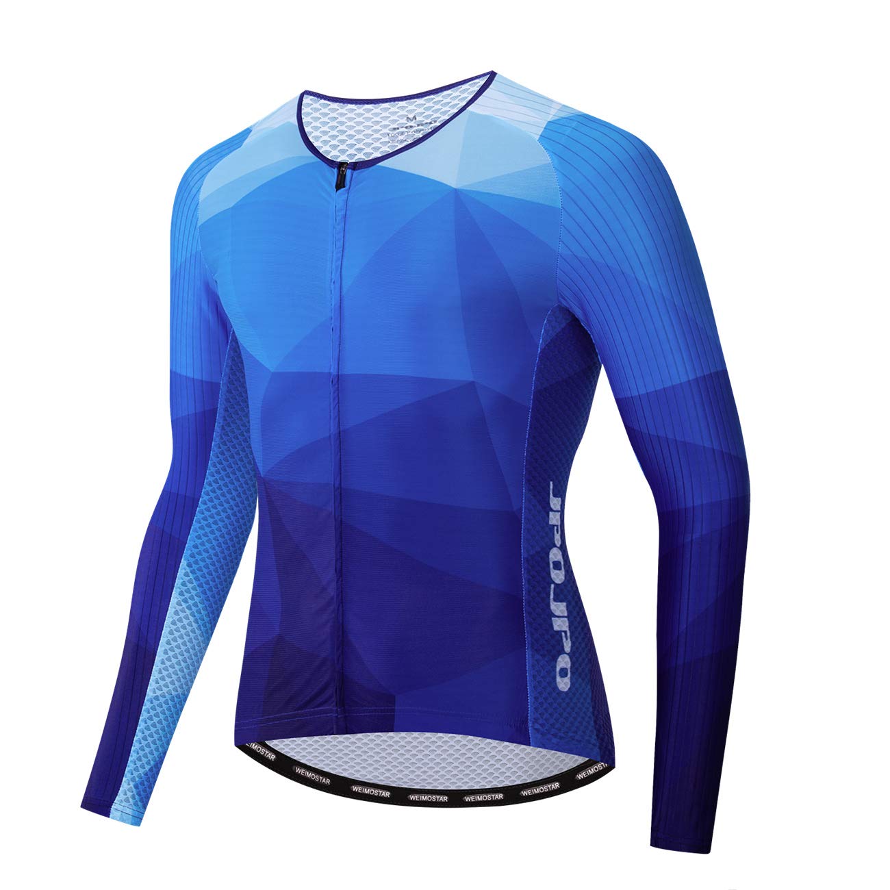 Quick Dry Men's Cycling Jersey - Long Sleeve Summer Bike Shirt for Racing & Training | Moisture Wicking Bicycle Clothing for Road Cycling & Outdoor Sports