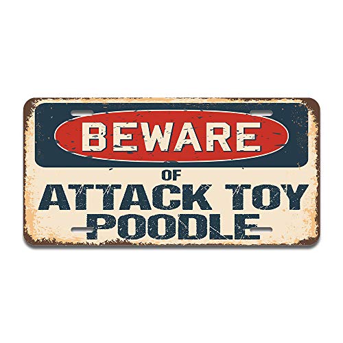 Beware of Attack Toy Poodle