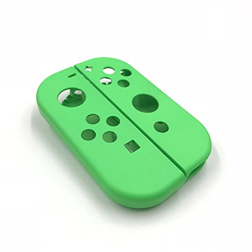 Durable Green Housing Shell Case with Middle Frame for Nintendo Switch & Joy-Con Controllers - Perfect for Gaming Protection & Customization (Ideal for Travel, Home Gaming & Console Modding)