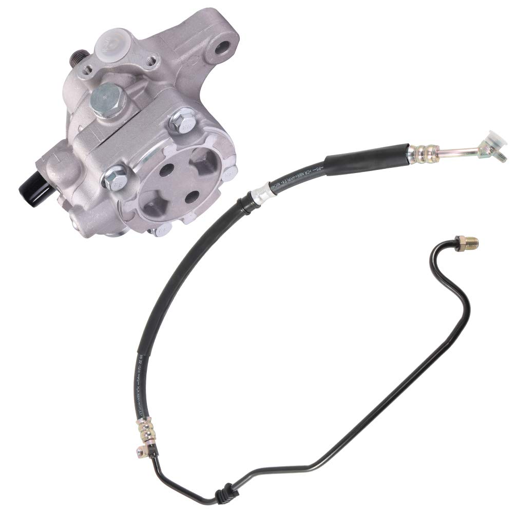 SCITOO 2-Pack Power Steering Pump with Pressure Hose - Compatible with 2003-2005 Honda Accord - Replacement for 21-5341 & 53713SDCA02 - Perfect for Smooth Steering & Vehicle Maintenance