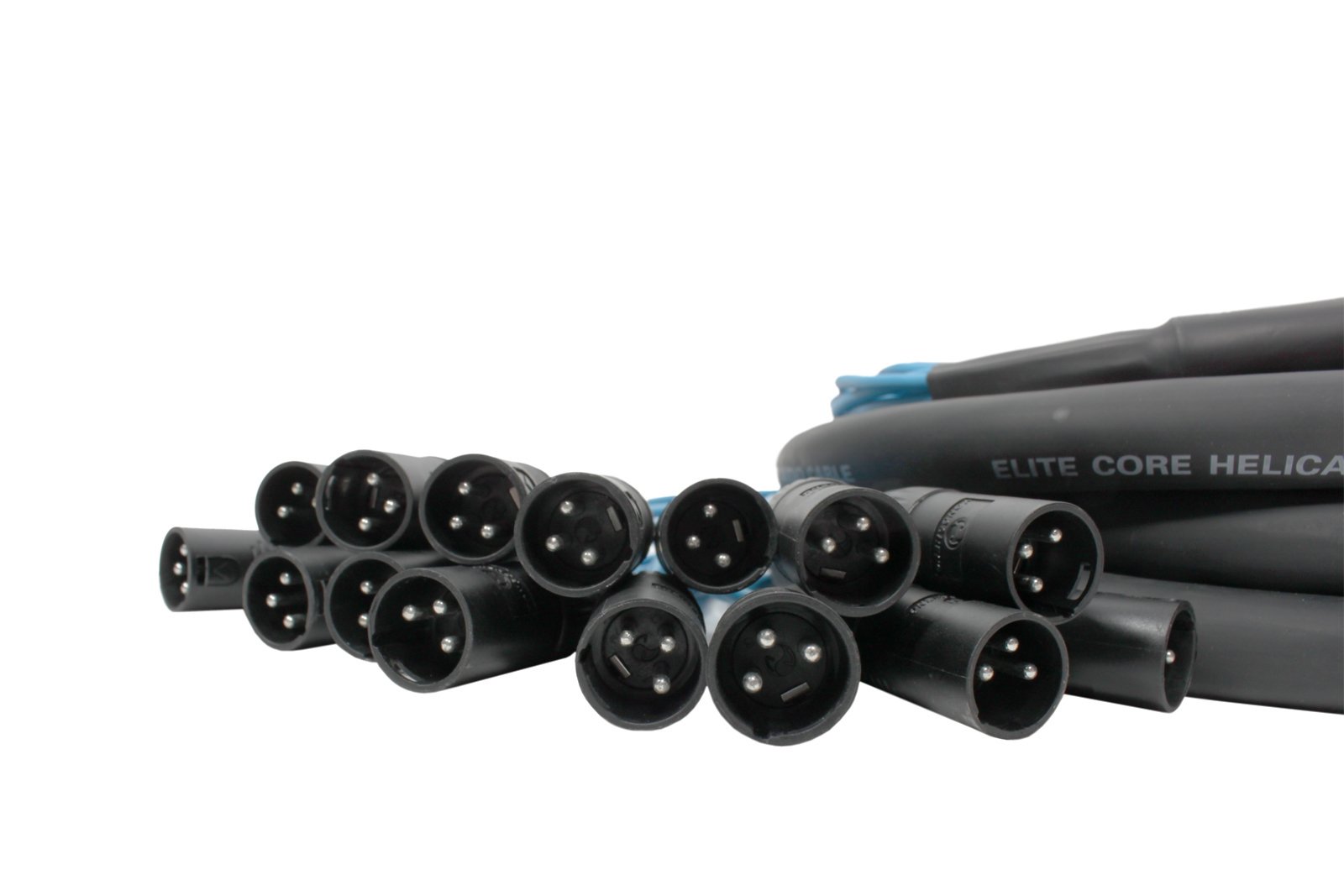 Elite Core PEX1630 16-Channel XLR Fan-to-Fan Audio Extension Snake Cable - 30 Feet for Live Performances & Studio Recording