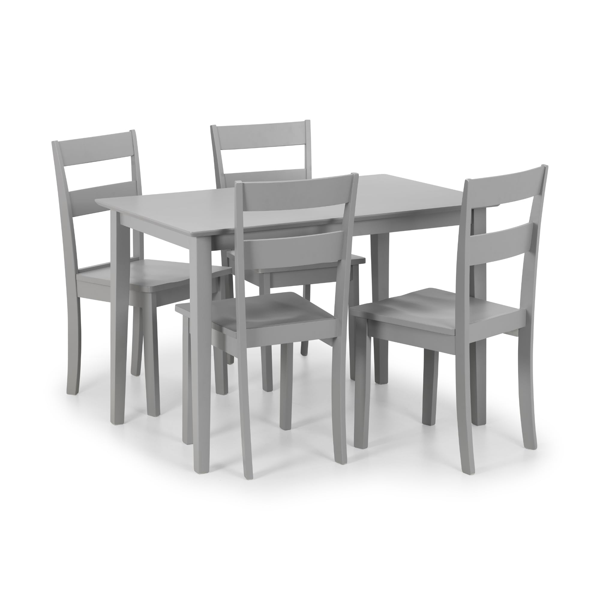 Modern Grey Kobe Dining Table - Elegant 6-Seater Wooden Table for Kitchen, Dining Room & Small Space | Perfect for Family Meals & Entertaining Guests