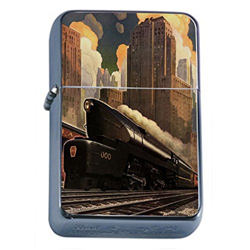Vintage Art Deco Silver Flip Top Oil Lighter - Classic Windproof Refillable Cigarette Lighter for Outdoor Camping, BBQ & Everyday Use