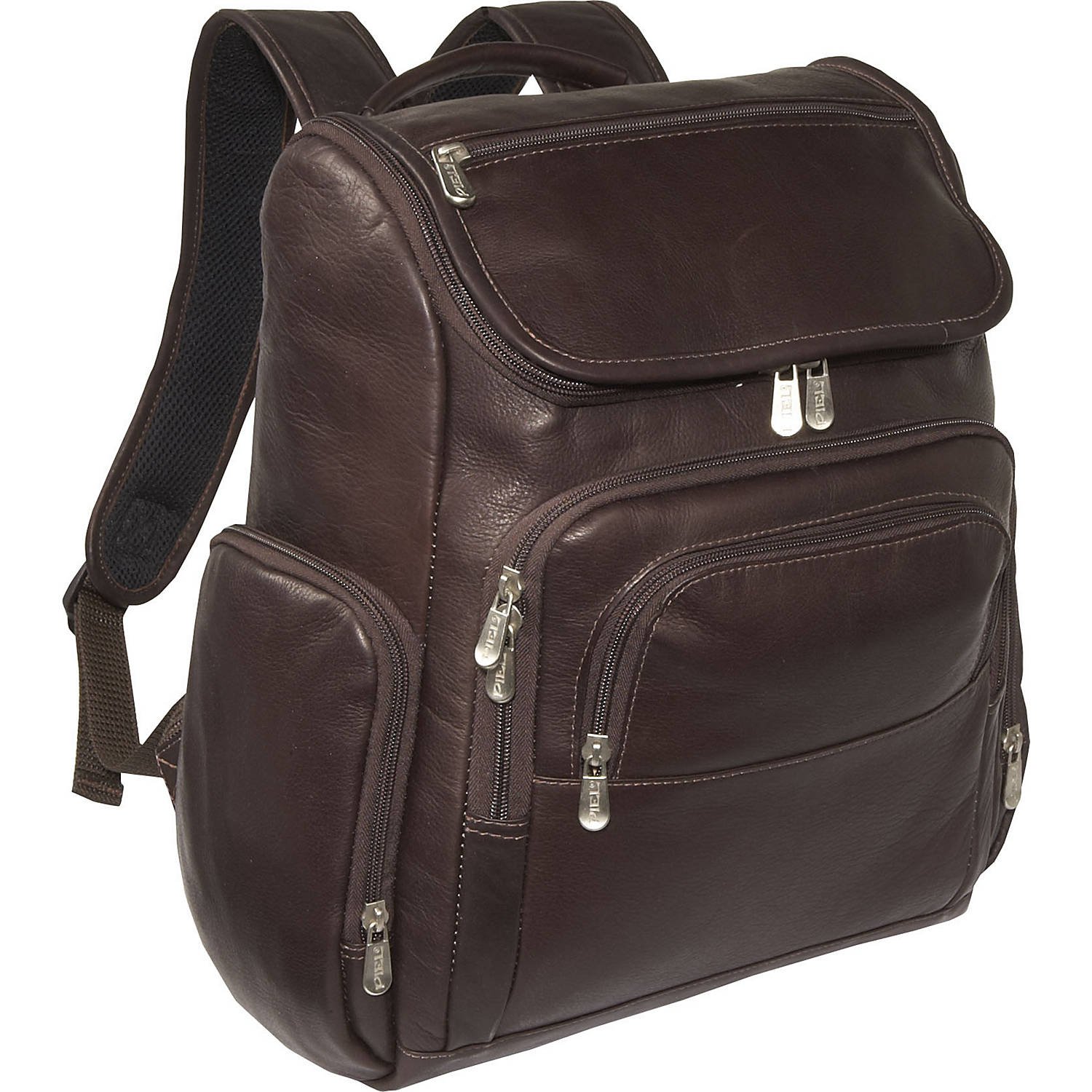 Durable Multi-Pocket Laptop Backpack for Men & Women - Chocolate Brown, Fits 15.6 Inch Laptop - Perfect for Work, Travel & College Students