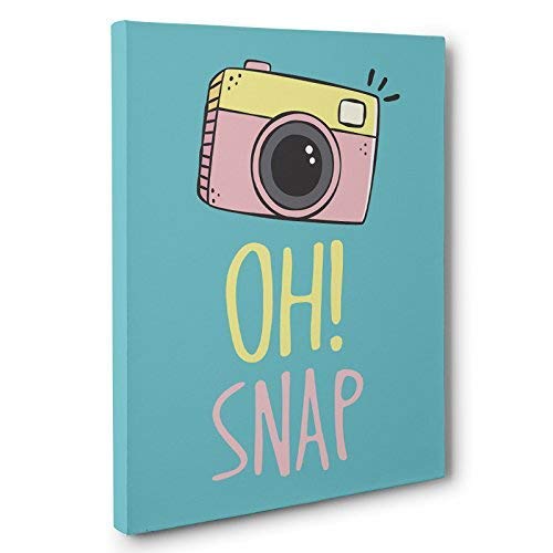 Oh Snap Canvas Wall Art - Modern Abstract Painting for Home & Office Decor | Perfect for Living Room, Bedroom, and Workspace