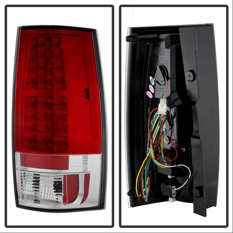 Spyder Auto 5002150 LED Tail Lights - Red/Clear Smoke Lens - Compatible with [Vehicle Model] - High Visibility & Durable Design - Perfect for Night Driving & Car Customization