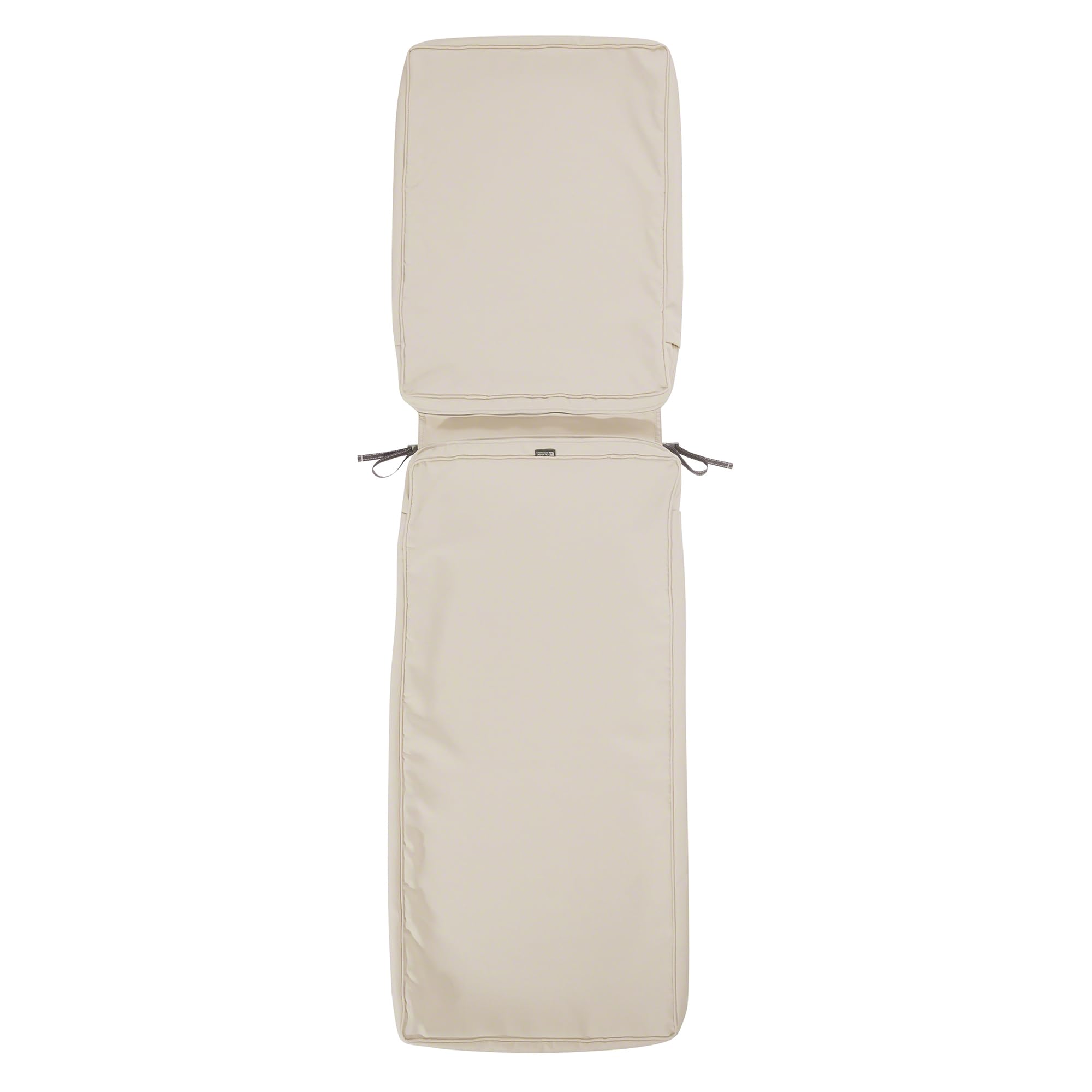 Classic Accessories Montlake 80x26x3 Inch Patio Furniture Cushion - Antique Beige, Perfect for Outdoor Chairs, Loungers, and Garden Seating