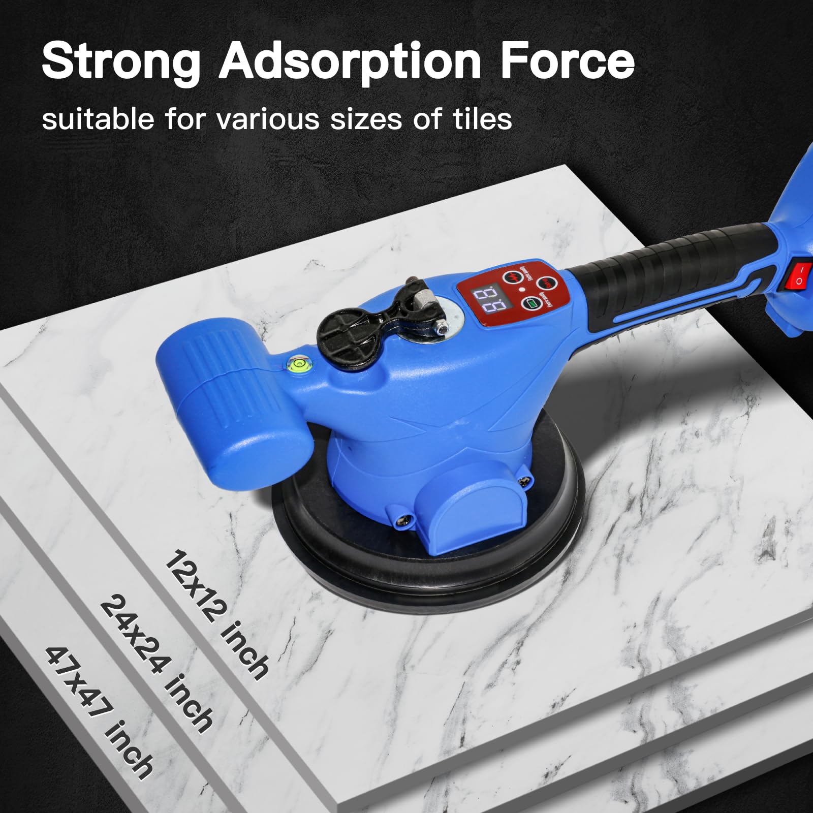 Professional 36V Tile Vibration Tool - 9-Speed Adjustable Handheld Tile Leveling Machine with Powerful Functions for Efficient Tile Laying | Perfect for DIY Home Renovation, Bathroom Remodeling & Floor Installation Projects