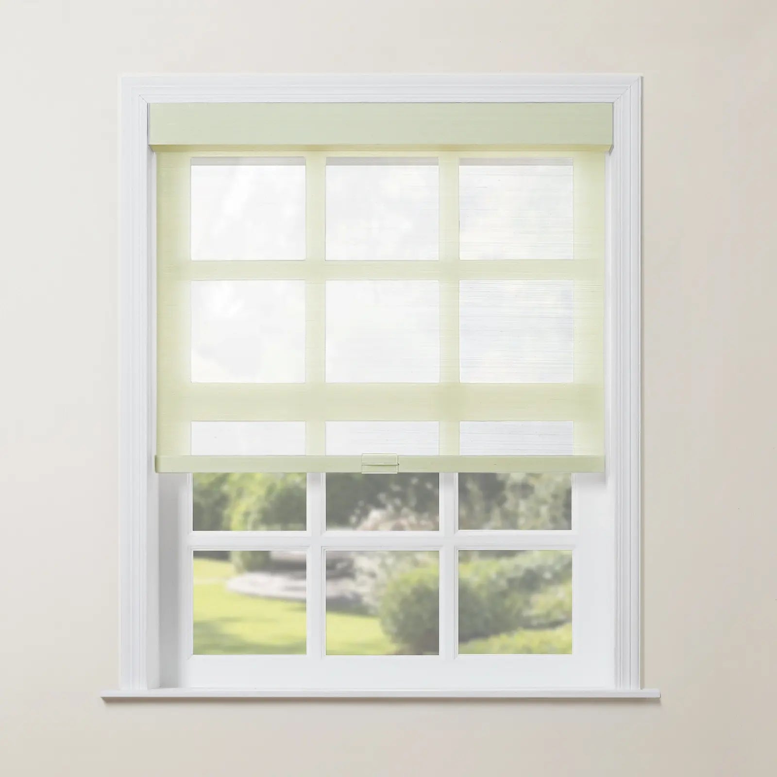 Rae Natural Jute Woven Wood Roller Shades Cordless - Eco-Friendly Window Coverings for Living Room, Bedroom & Home Decor