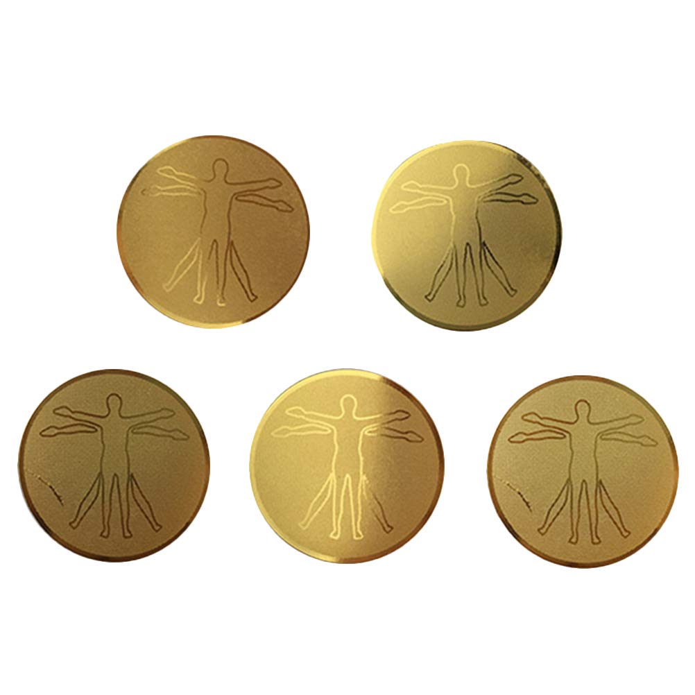 IFUNDOM EMF Protection Stickers - Anti Radiation Phone Stickers for iPhone & Android | Gold Call Shield Stickers for Men & Women | Reduce EMF Exposure at Home, Office & Travel