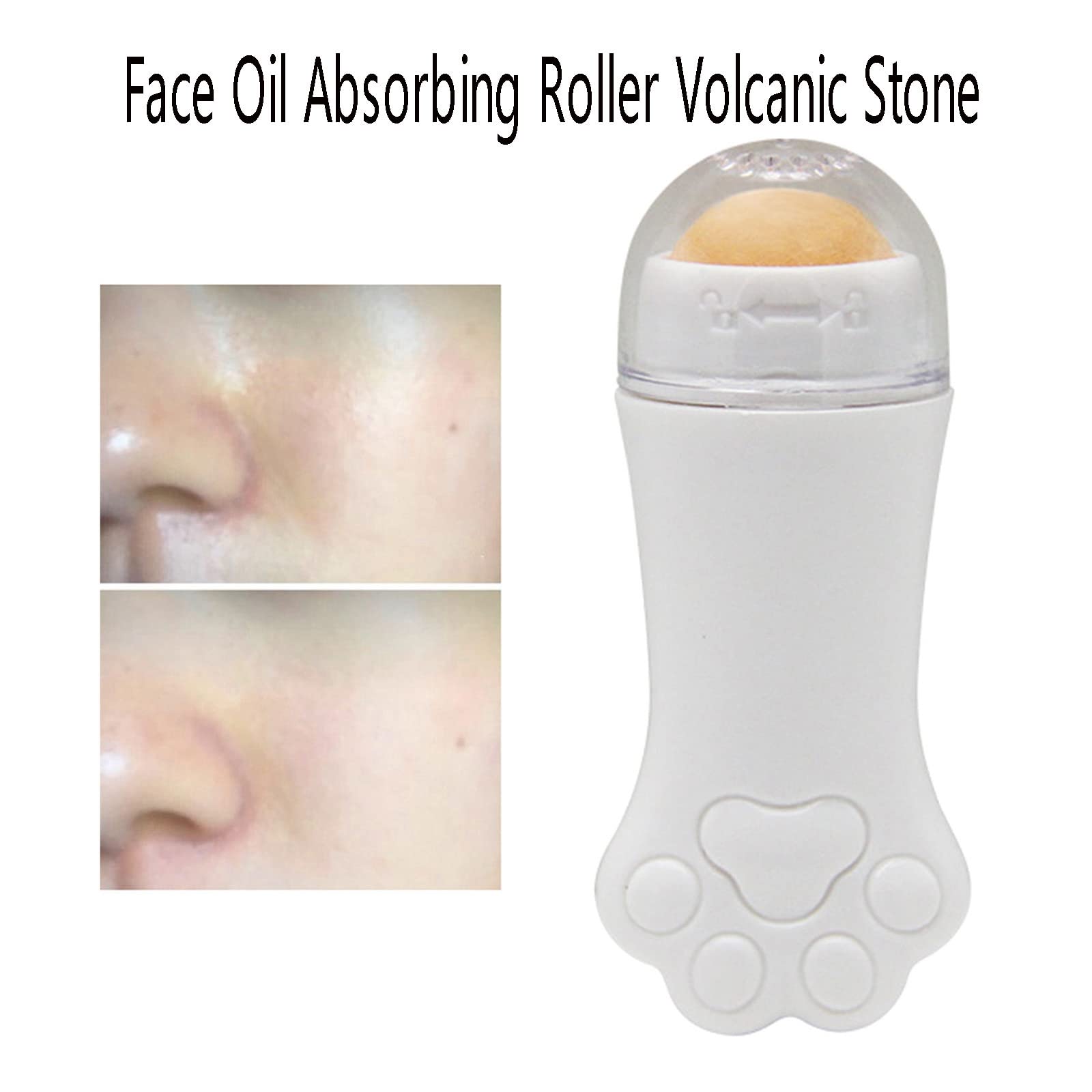 Volcanic Oil Control Rolling Stone Cleansing Oil - Absorbent Facial Blotting Paper for Shine-Free Skin | Perfect for Oily Skin & On-the-Go Touch Ups