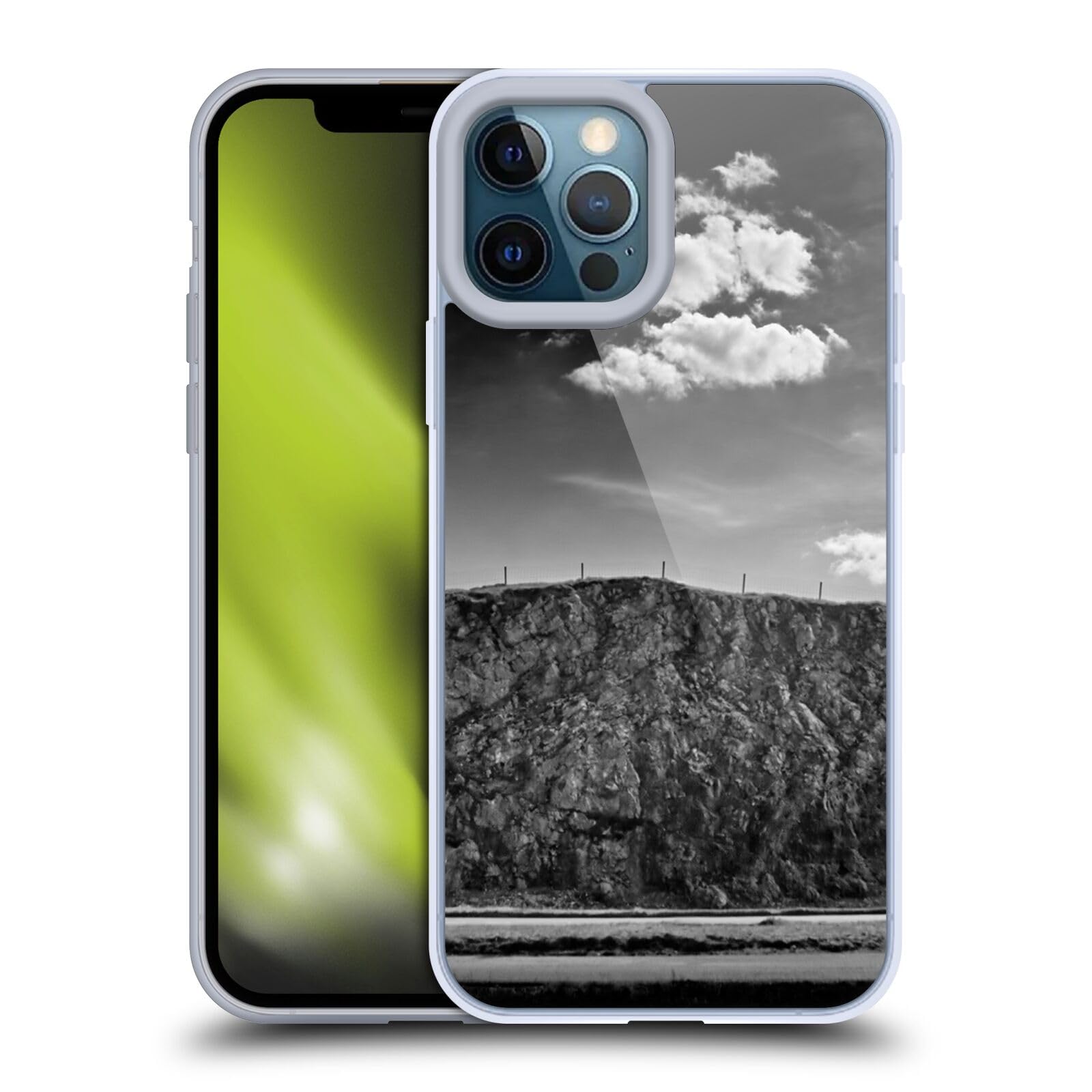 Officially Licensed Dorit Fuhg The Cloud Travel Stories Soft Gel Phone Case for Apple iPhone 12 Pro Max - Cute Protective Cover for Travel, Work & Everyday Use