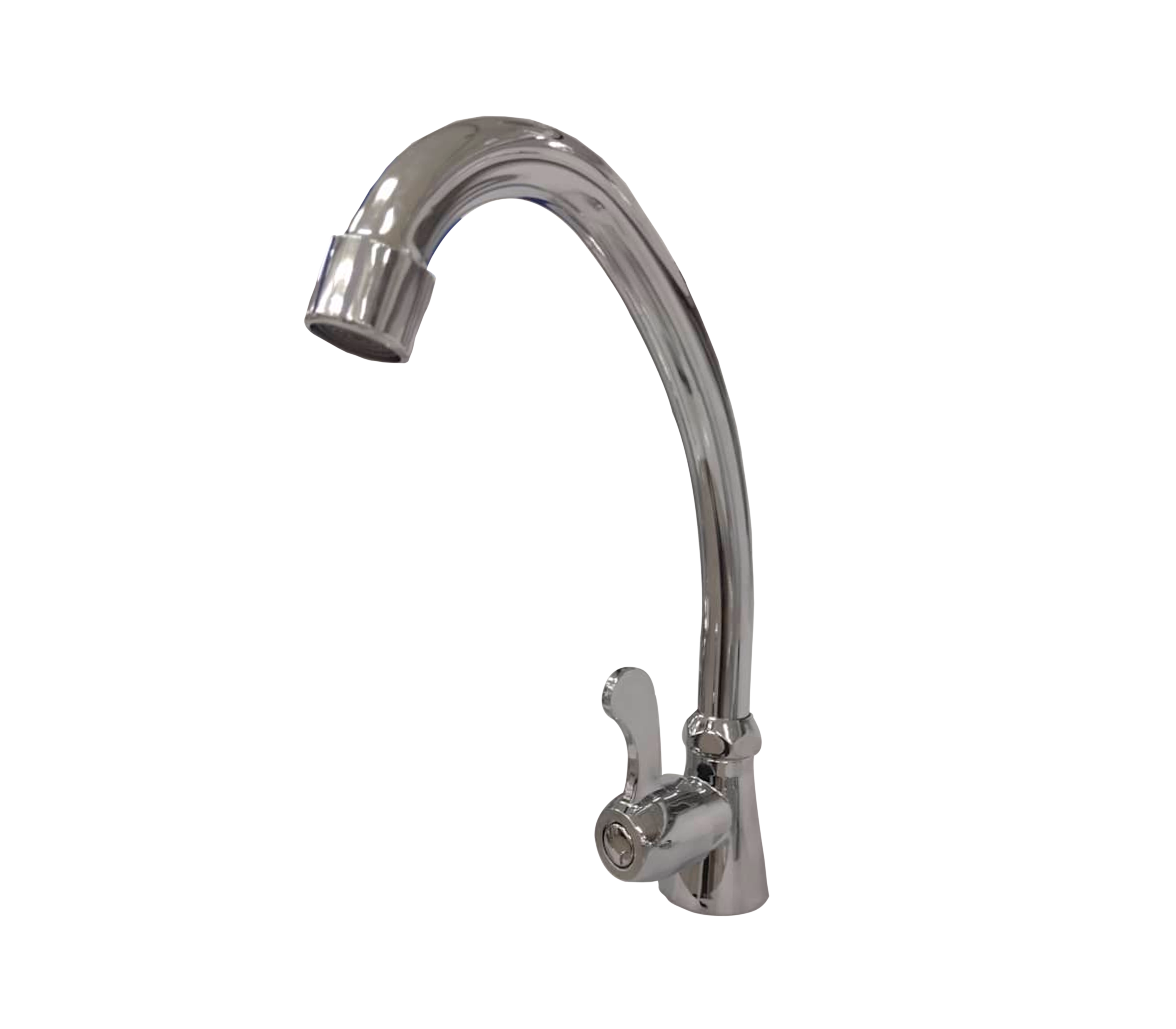Premium Swan Neck Kitchen Faucet - Modern High Arc Pull-Down Sprayer Faucet for Sink, Brushed Nickel Finish | Perfect for Home Kitchen, Restaurant & Commercial Use