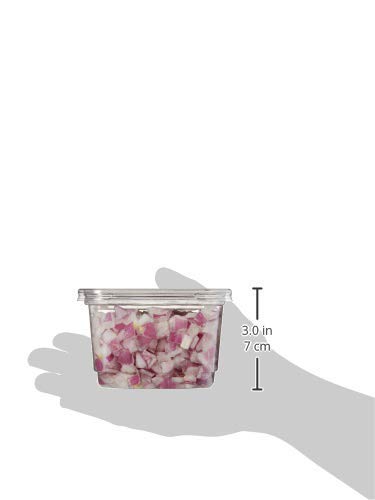 Amazon Fresh Diced Red Onion 10 Oz - Fresh & Convenient Pre-Cut Onions for Salads, Burgers, Tacos & Meal Prep