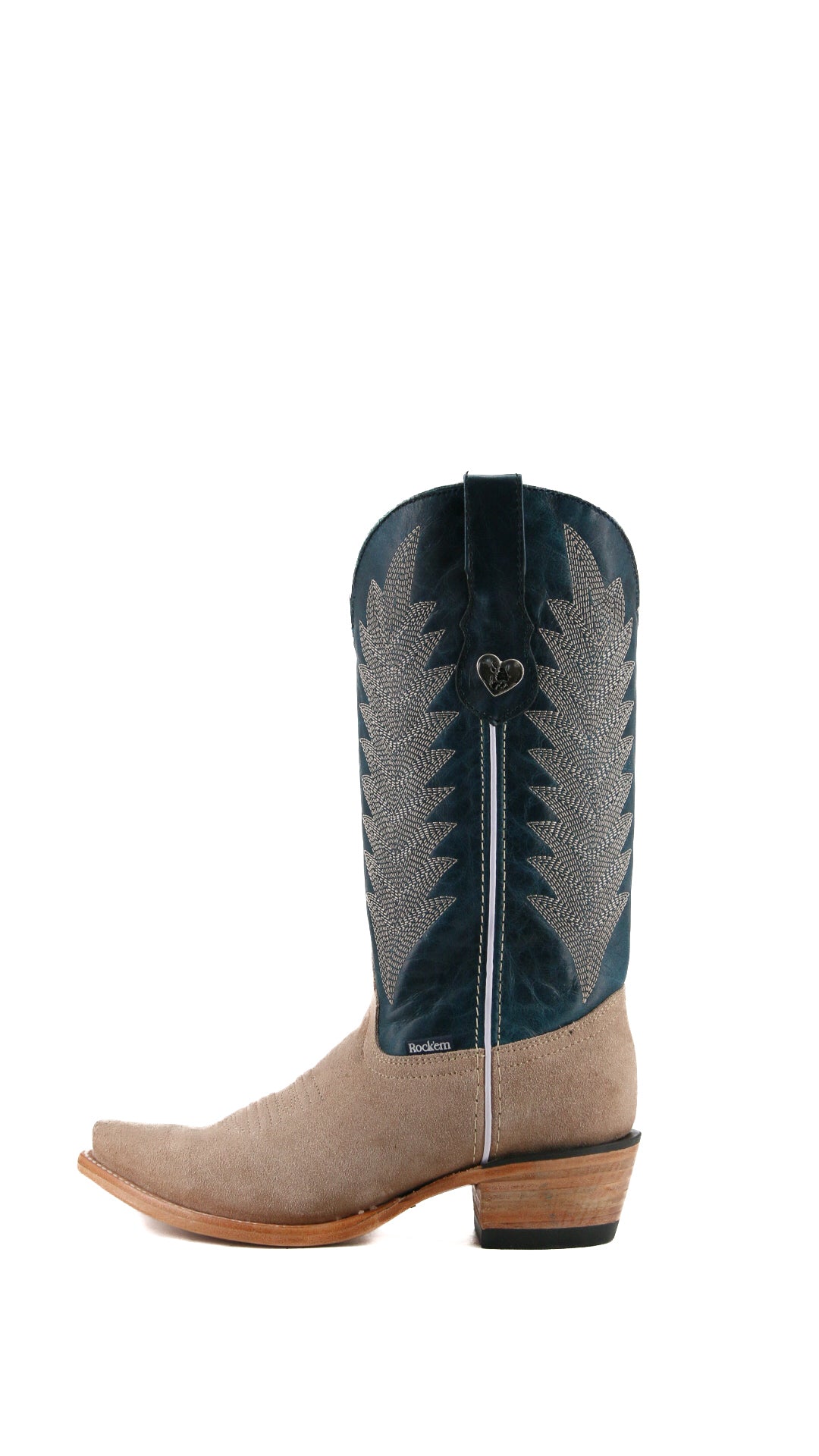Sierra Roughout Snip Toe Cowgirl Boots for Women - Western Style Leather Riding Boots with Comfortable Fit - Perfect for Country Dancing, Rodeo, and Outdoor Adventures