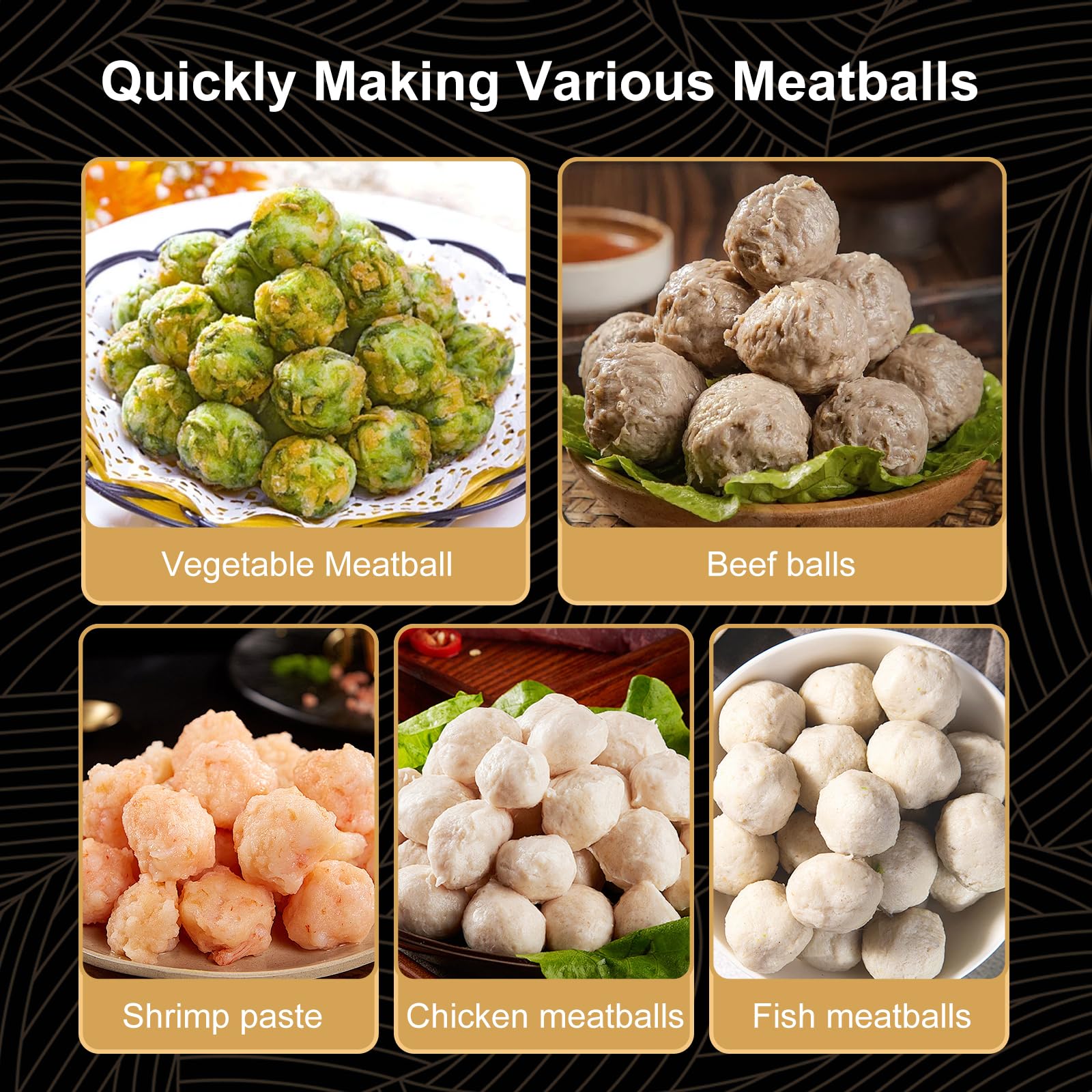 Stainless Steel Meatball Maker Tool - Triple Scoop Ball Mold with Cutting Edge for Easy Homemade Meatballs | Perfect for Meatball Lovers, Kitchen Enthusiasts & Italian Cooking | Ideal for Meal Prep, Party Snacks & Family Dinners