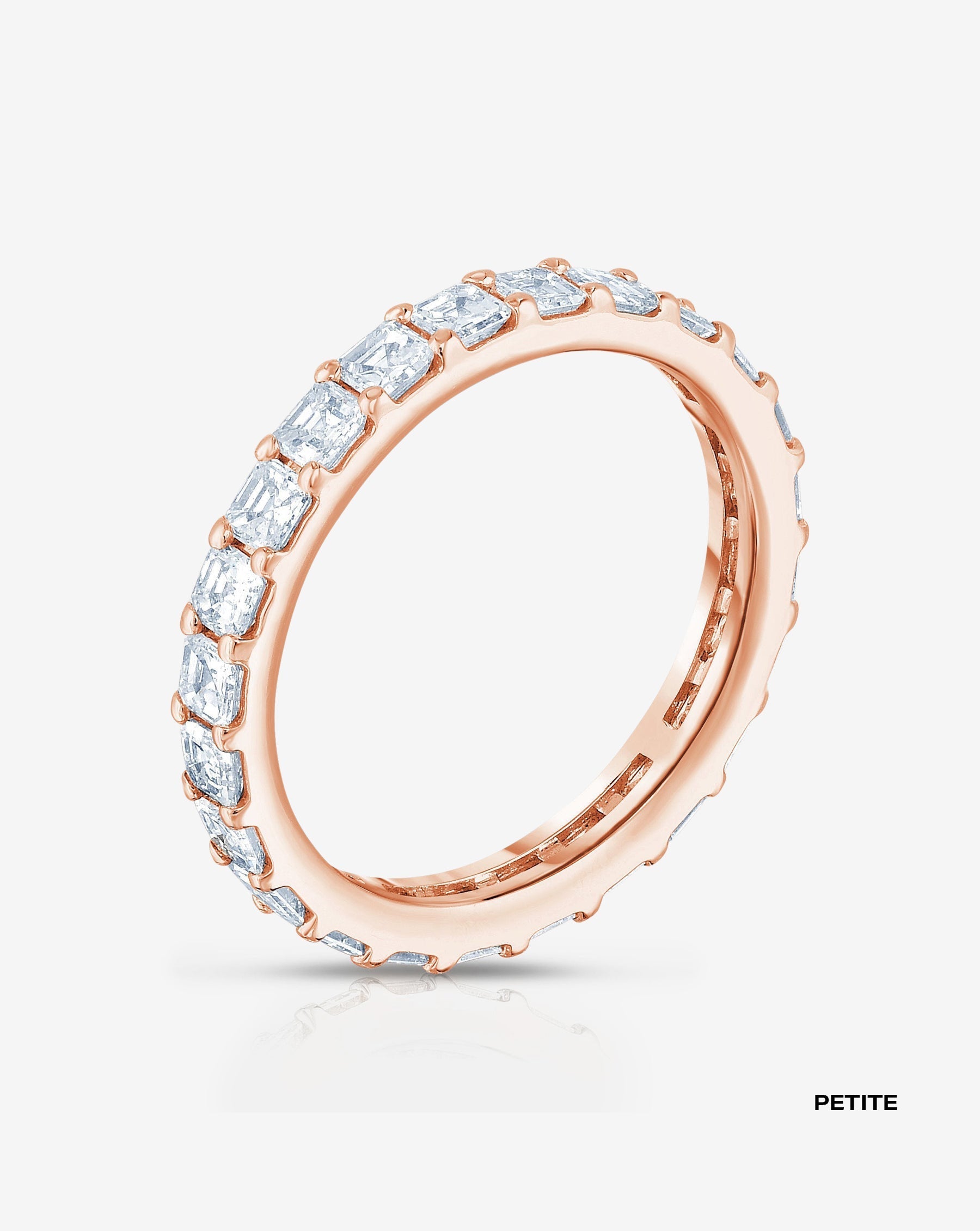 Exquisite Asscher Cut Diamond Eternity Band for Women - Perfect for Weddings, Anniversaries & Special Occasions