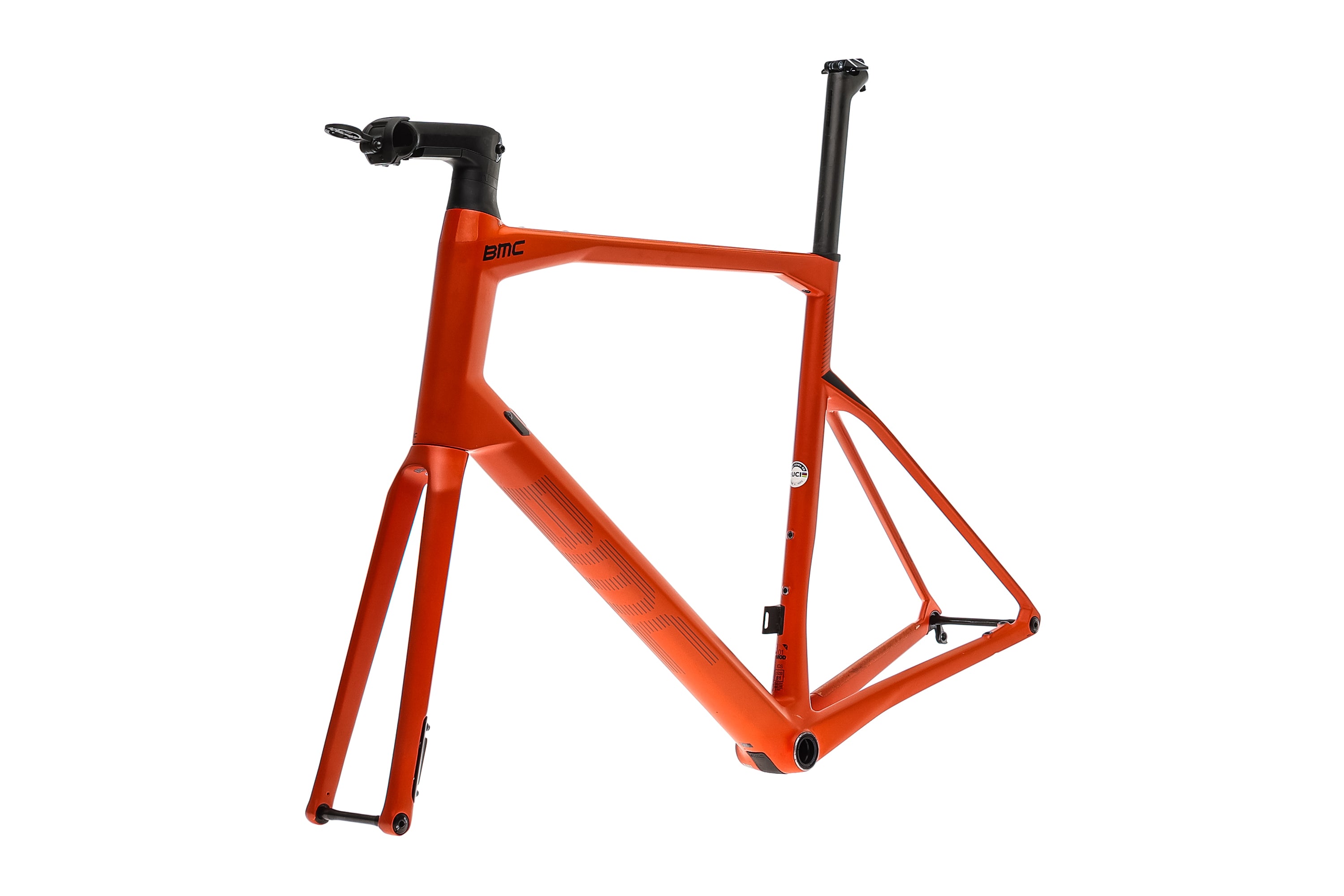 BMC Roadmachine 01 MOD 61cm Carbon Road Bike Frameset - Lightweight & Aerodynamic for Competitive Cycling & Endurance Rides (2019 Model) | Perfect for Road Racing, Triathlons & Long-Distance Training