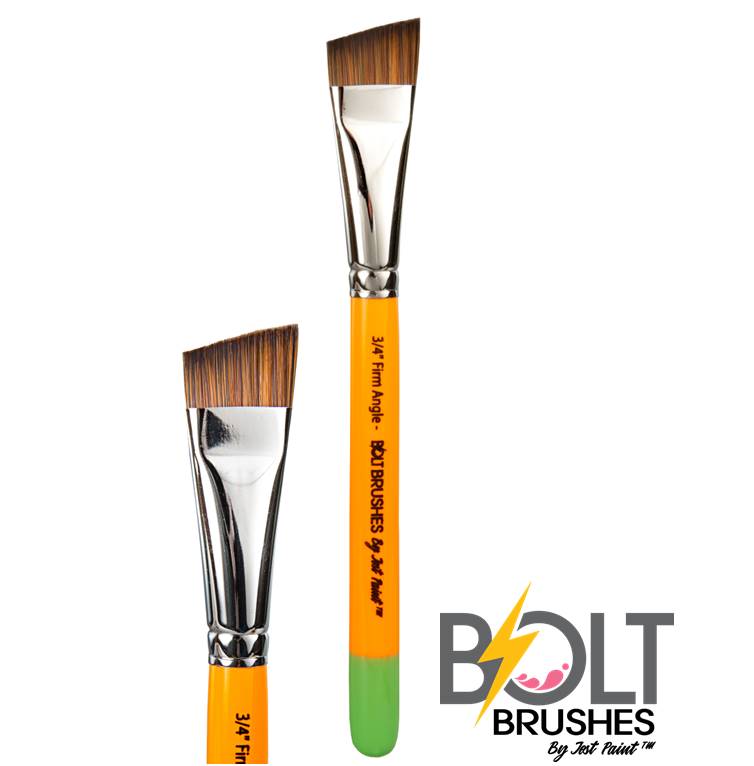 Bolt Paint Brushes by Jest Paint - Premium Artist Brushes for Acrylic, Oil & Watercolor Painting - Perfect for Canvas, Wood & DIY Art Projects