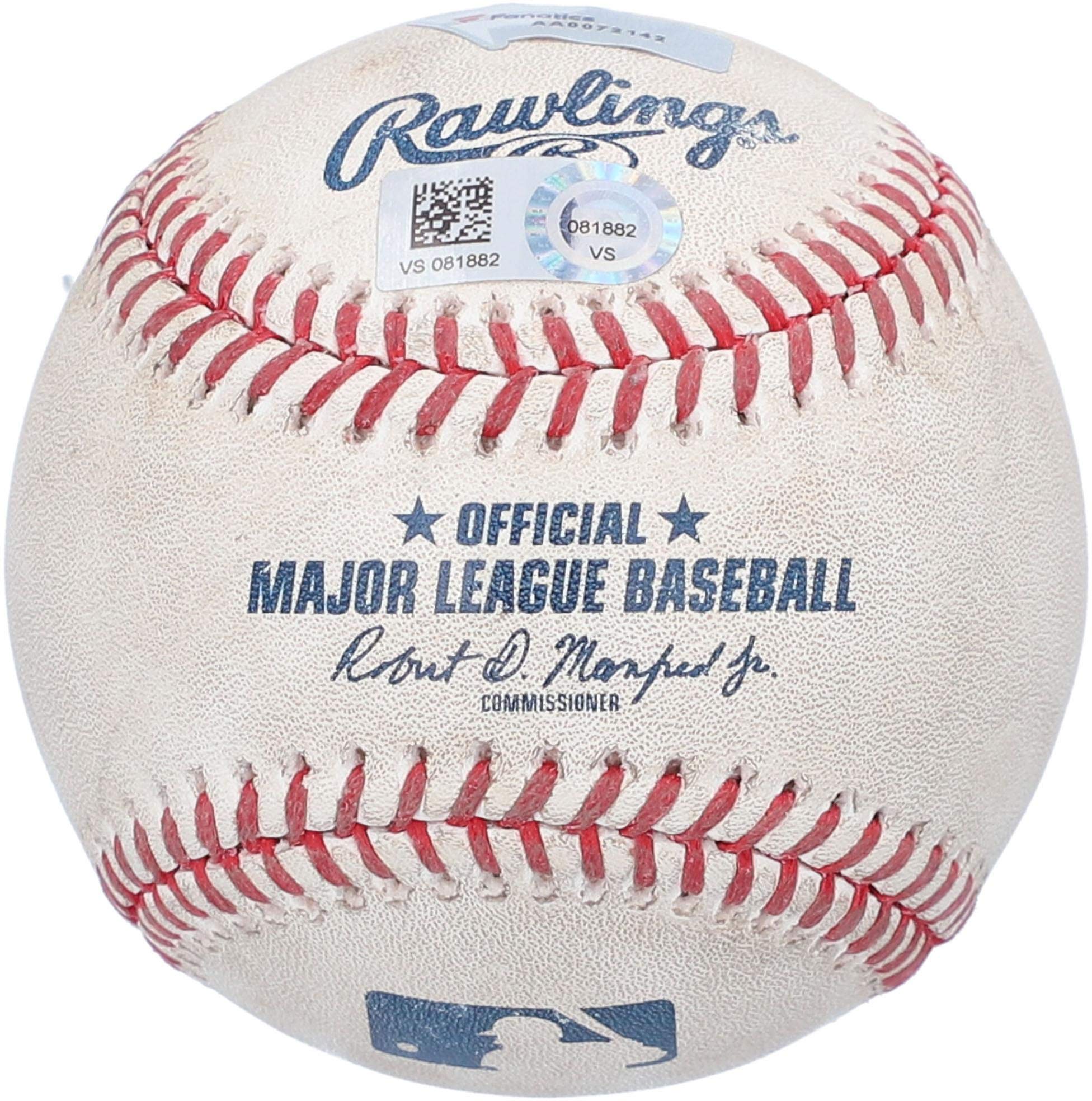 Authentic New York Yankees vs. Philadelphia Phillies Game-Used Baseball - MLB Official Game Ball from August 3, 2020 | Perfect for Sports Memorabilia Collectors, Yankees Fans & Baseball Enthusiasts