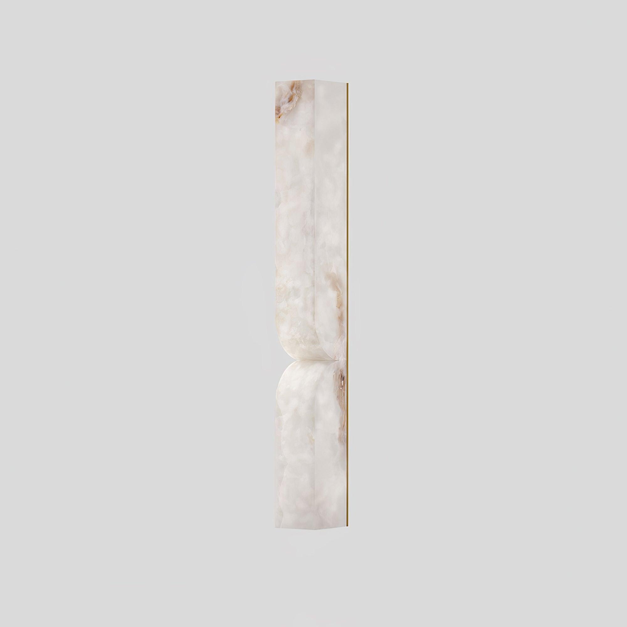 Alabaster Essence Wall Sconce - Elegant Handcrafted Light Fixture for Bedroom, Living Room & Hallway Decor - Perfect for Ambient Lighting and Home Interior Design