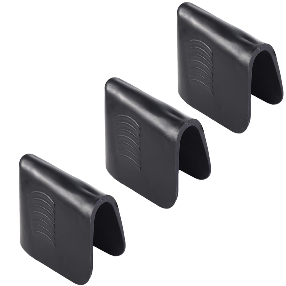 3Pcs Black Silicone Caulking Tool Set - Smooth Scraper for Tile Removal, Grout Filling & Caulking Finisher - Professional Bricklayer Accessories for Home Renovation & DIY Projects (Perfect for Bathroom, Kitchen & Floor Tiling)