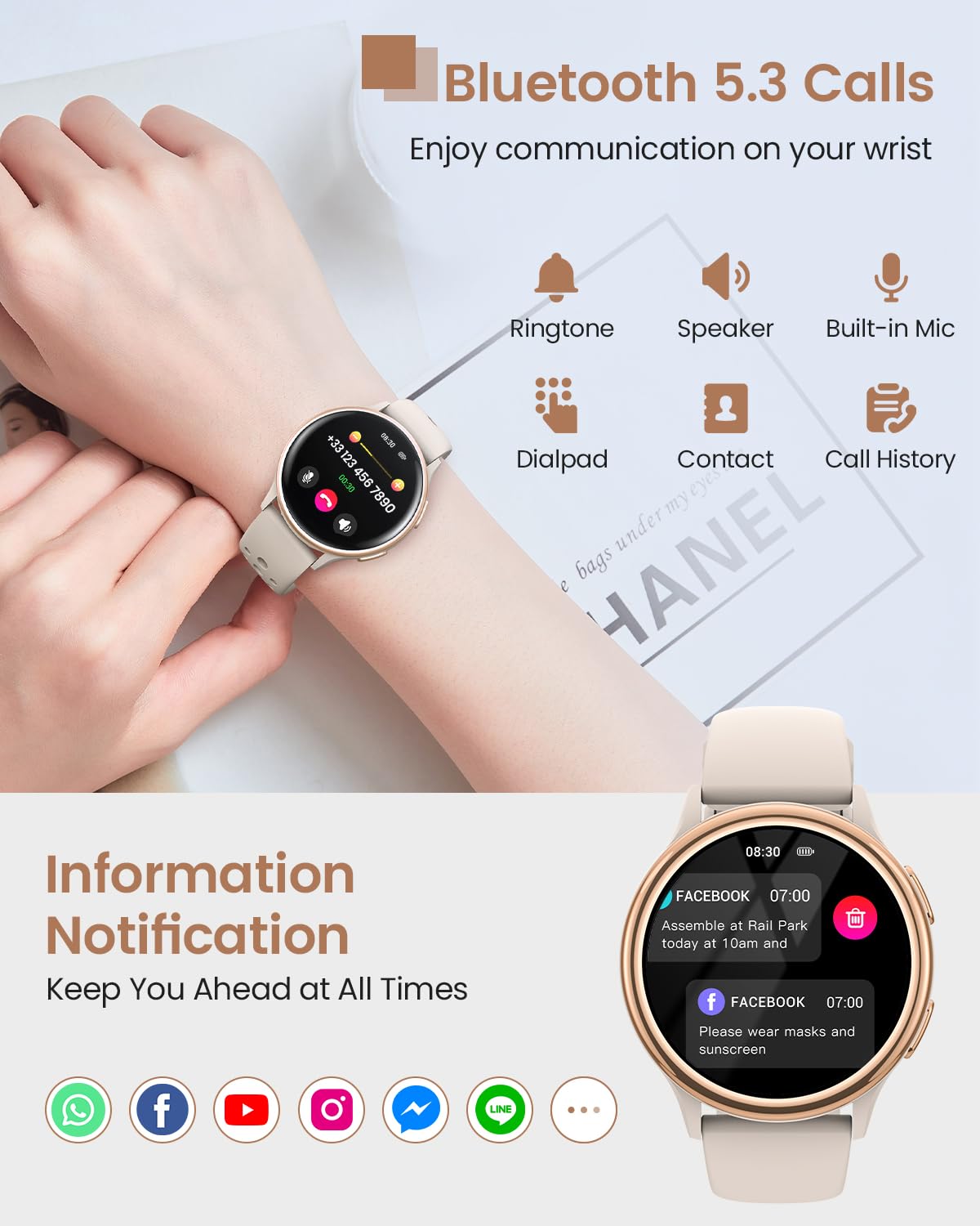 Smart Watches for Women - 1.27