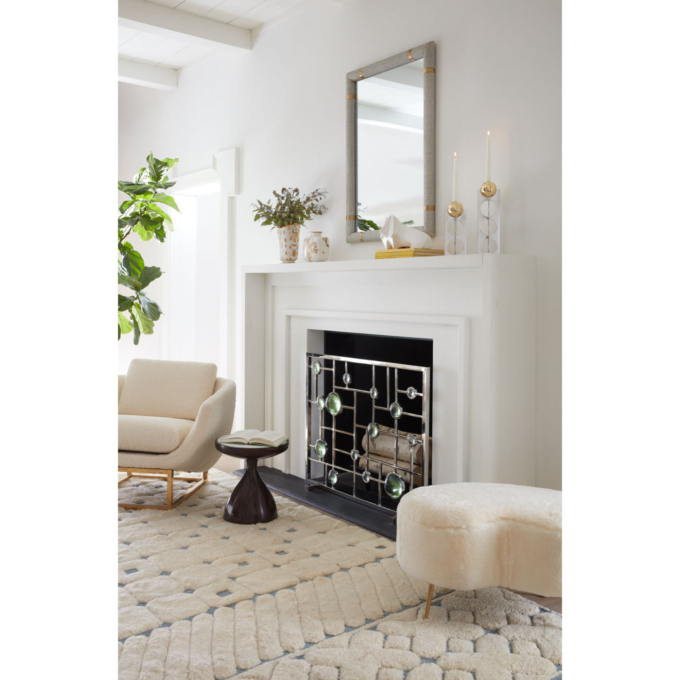 Malmo Hand Knotted Rug - Premium Wool Area Rug for Living Room, Bedroom - Soft & Durable Home Decor for Cozy Spaces