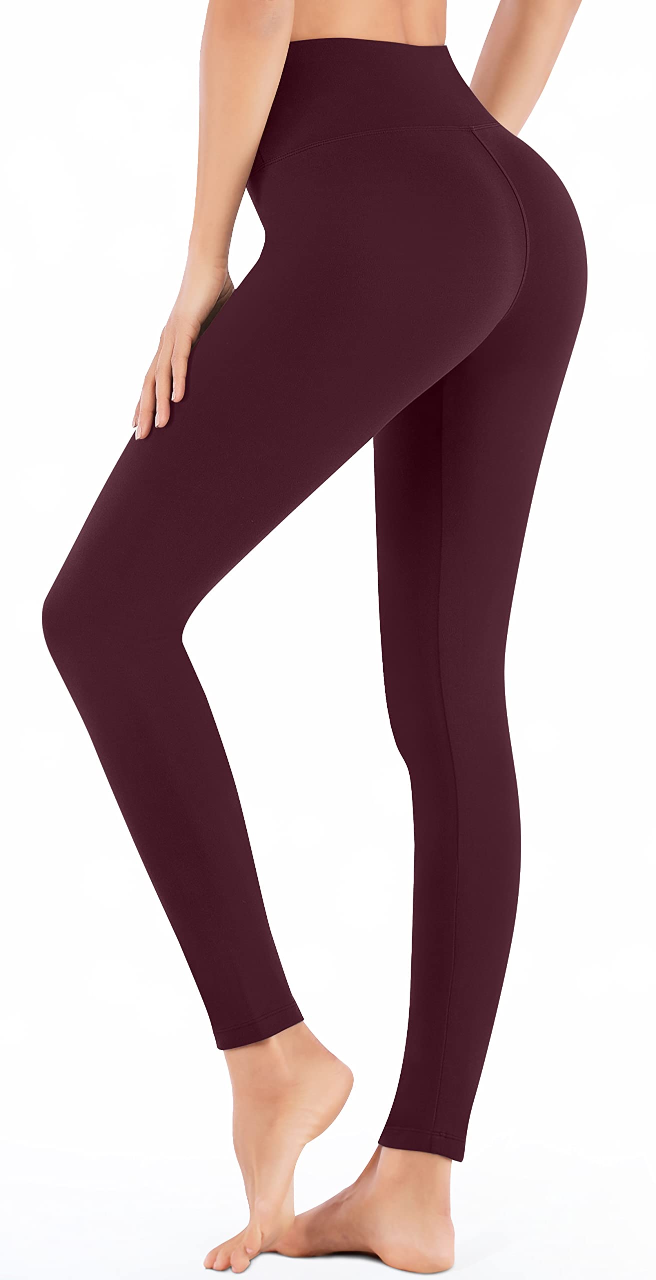 **IUGA High Waisted Yoga Pants for Women - Running, Workout & Gym Leggings with Inner Pocket - Comfortable & Stretchy for Yoga, Pilates & Daily Wear**