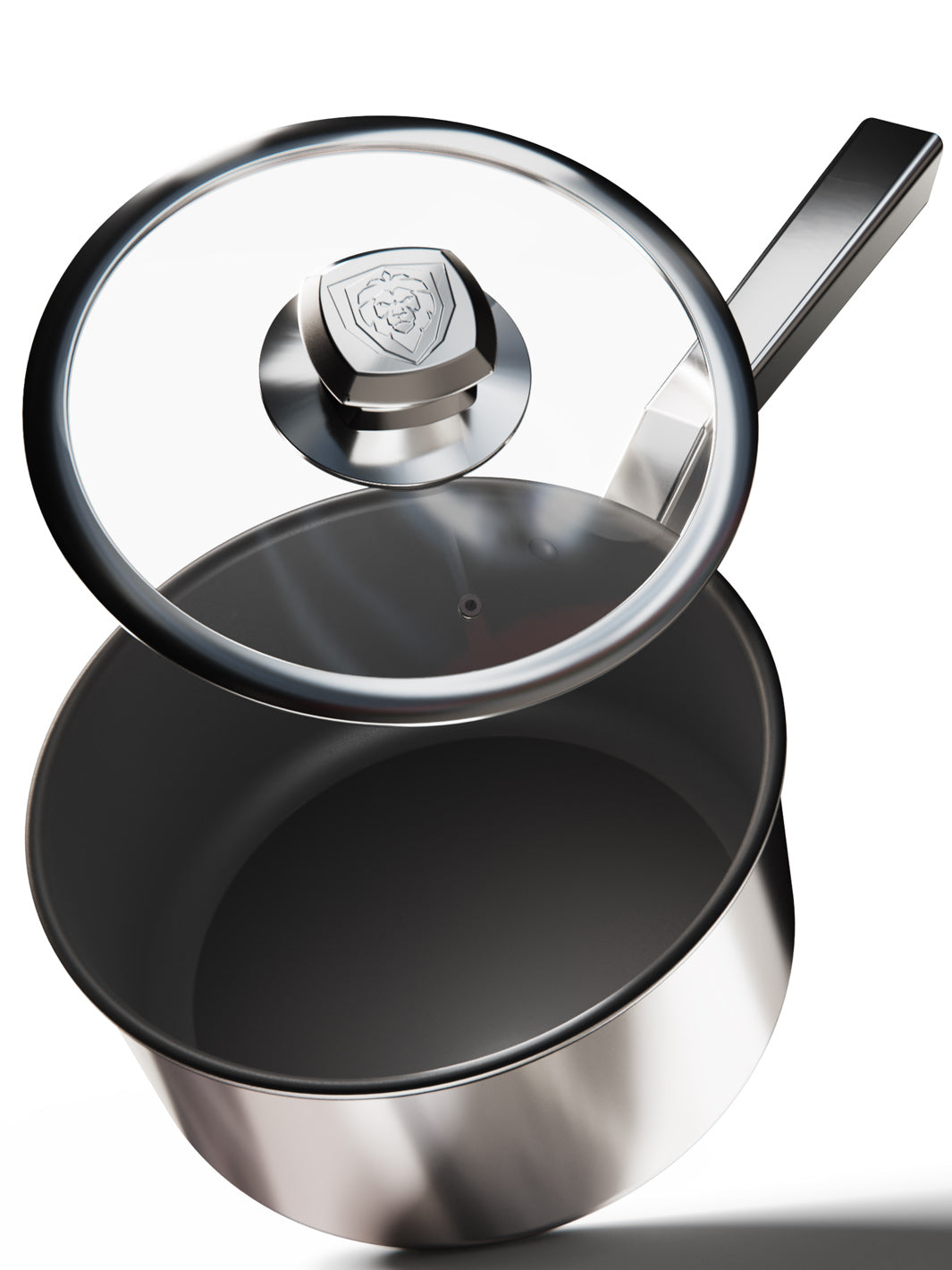 Dalstrong Oberon Series 3 Quart Non-Stick Stock Pot - ETERNA Coating for Even Heat Distribution - Perfect for Soups, Stews & Pasta Cooking
