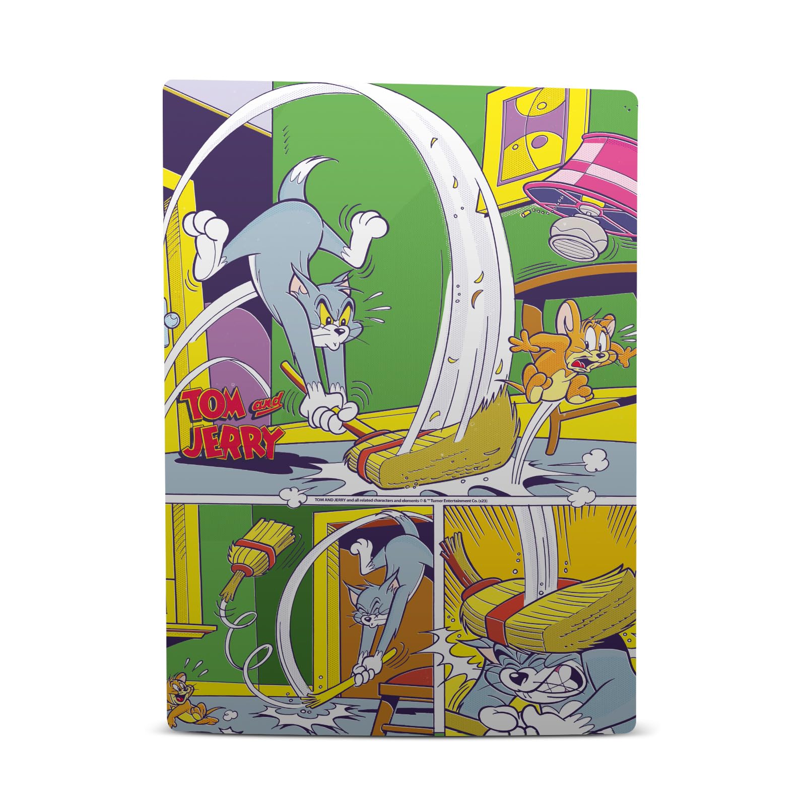 Tom & Jerry PS5 Skin - Officially Licensed Vinyl Decal for Sony PlayStation 5 Digital Edition | Gaming Room Decor
