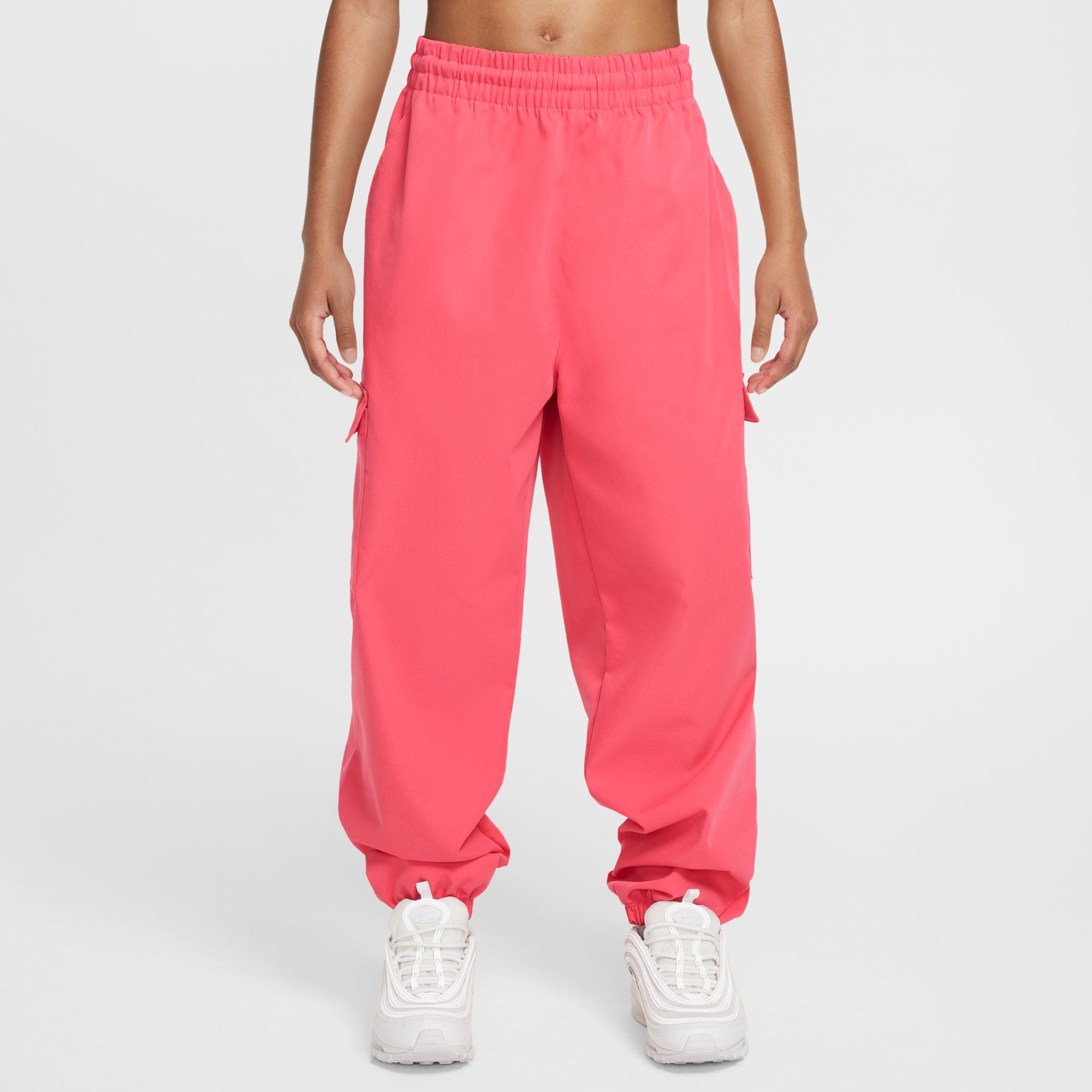 Nike Girls' Cargo Pants - Youth Athletic Joggers with Pockets | Comfortable Sportswear for Running, School & Outdoor Activities