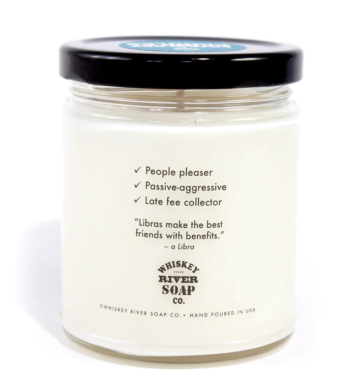 Libra Zodiac Sign Scented Candle - Astrology Gifts for Libra Birthday, Meditation & Relaxation - Perfect for Home Decor, Spa Nights & Spiritual Healing