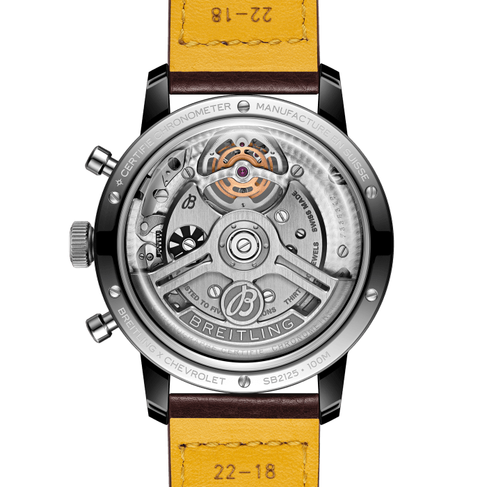 Breitling Top Time B21 Chevrolet Corvette Chronograph Tourbillon Ceramic & Titanium Men's Luxury Watch | Stylish Sports & Racing Inspired Timepiece for Business, Formal & Casual Wear