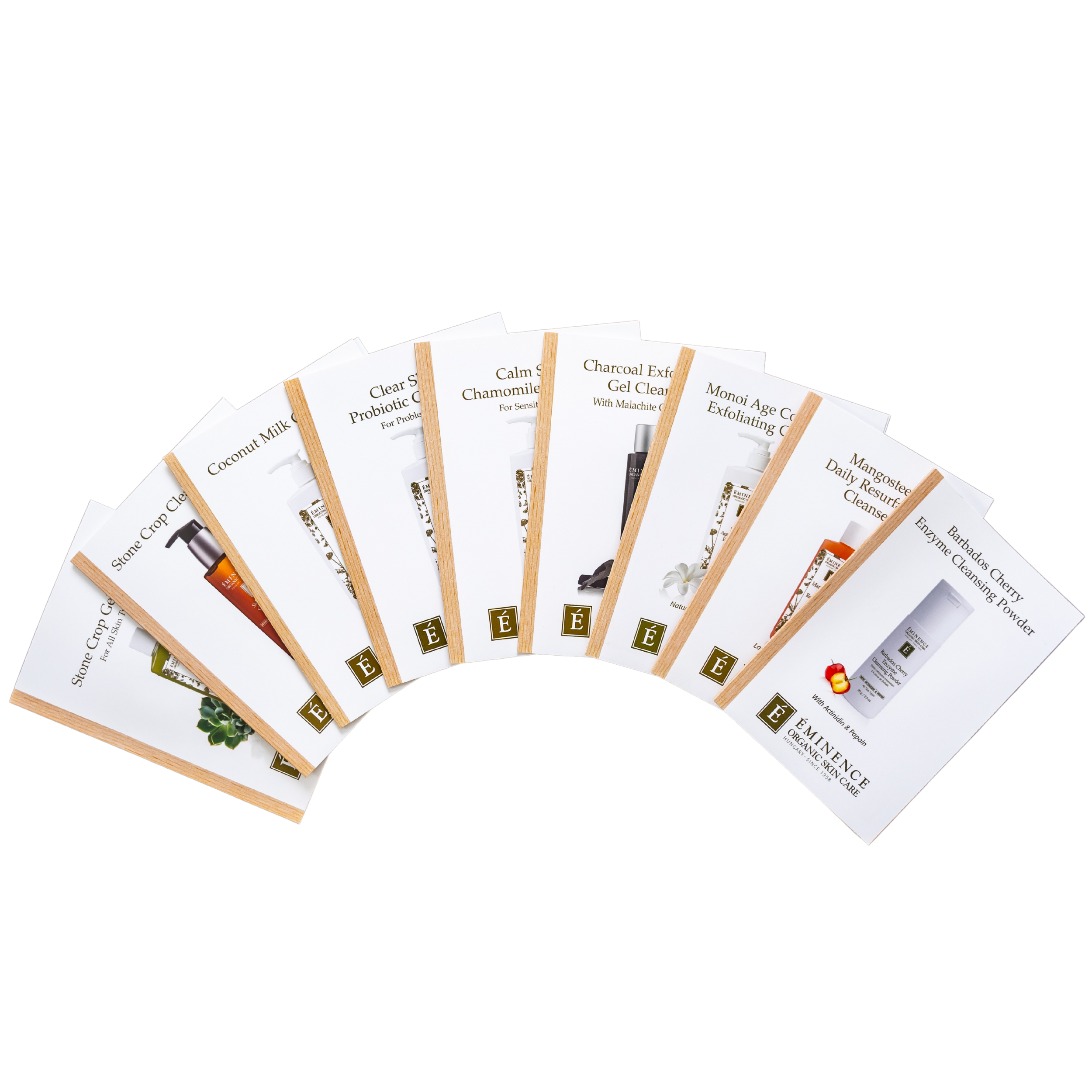 Eminence Organics Find Your Cleanser Sample Set - Organic Skincare Travel Kit for Sensitive, Dry & Oily Skin Types | Perfect for On-the-Go Beauty Routine & Skincare Trial