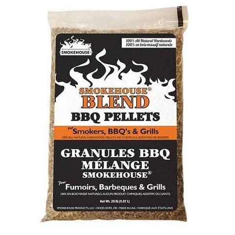 Premium Smokehouse 9799-020-0000 BBQ Wood Pellets 5lb Bag - All-Natural Hardwood Blend for Smokers, Grills & Pellet Grills - Perfect for Backyard BBQs, Camping & Outdoor Cooking
