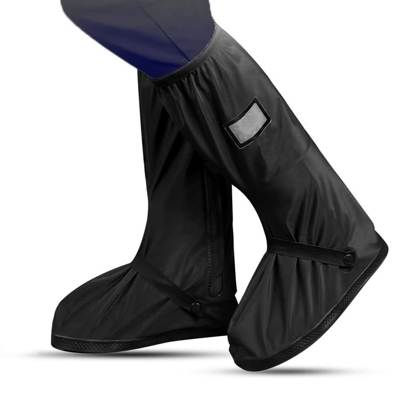 Non-Slip Waterproof Silicone Shoe Covers for Men & Women - Reusable PVC Rain Boot Protectors for Outdoor Walking, Hiking & Wet Weather - Perfect for Commuting, Gardening & Storm Protection